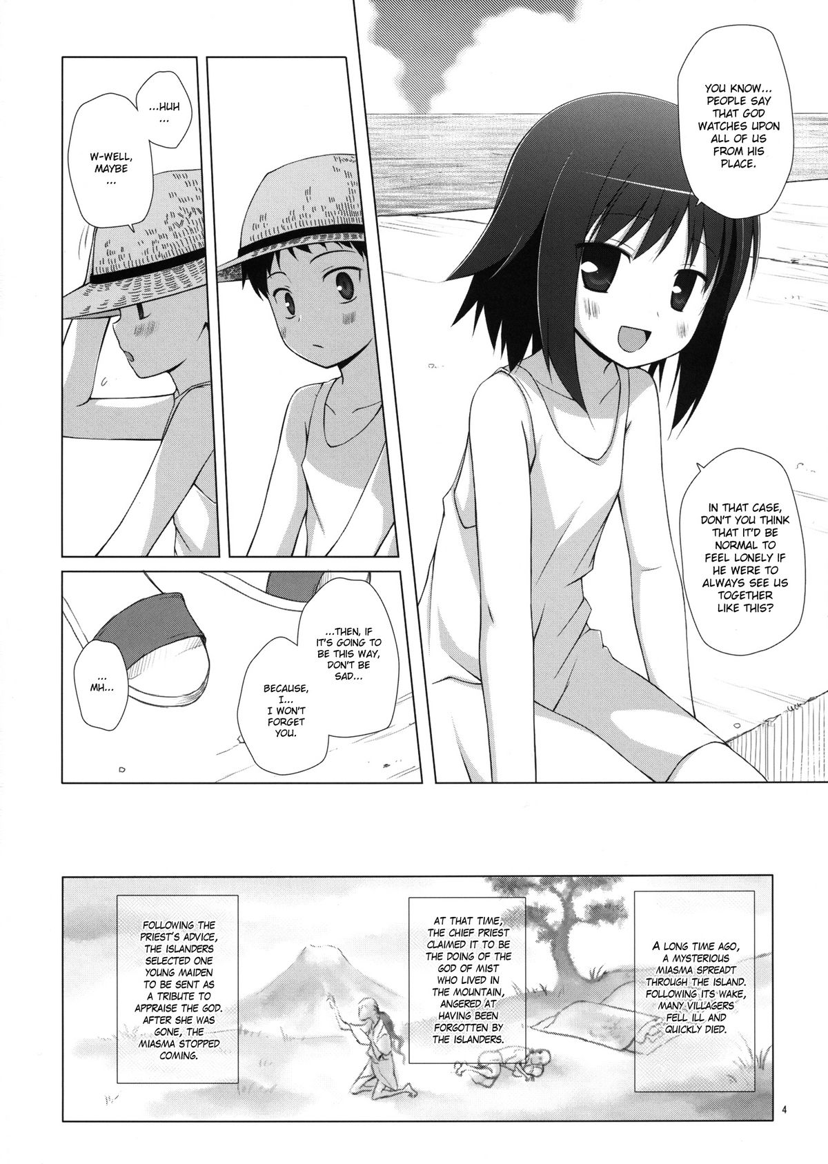 [Noraneko-no-Tama (Yukino Minato)] Kirigami Shima | Island Of The Mist God [English] [Digital] page 4 full