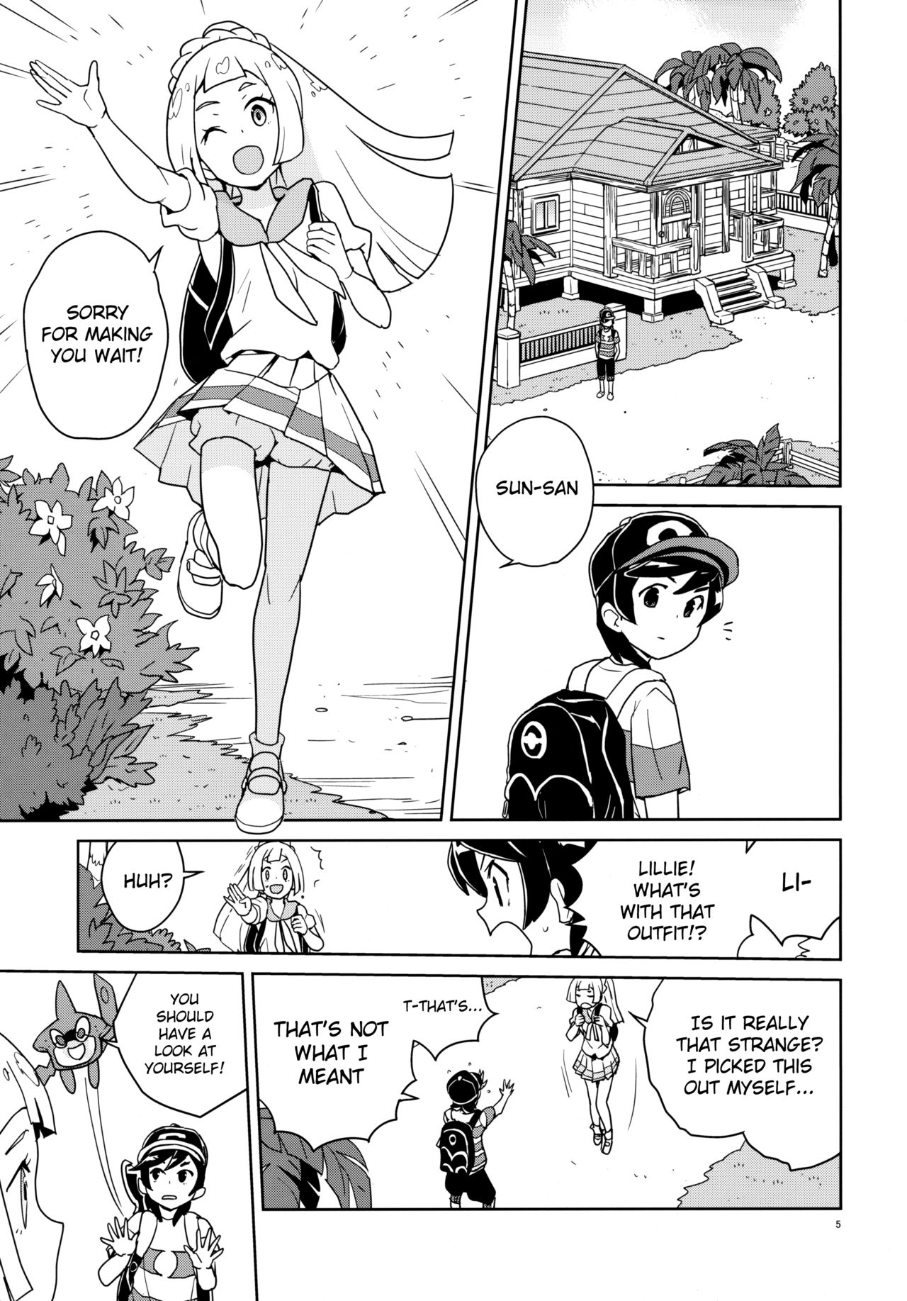 (Puniket 37) [Zenra Restaurant (Heriyama)] Lillie Kimi no Atama Boku ga Yoku Shite Ageyou (Pokémon Sun and Moon) [English] [Belldandy100] [Decensored] page 5 full