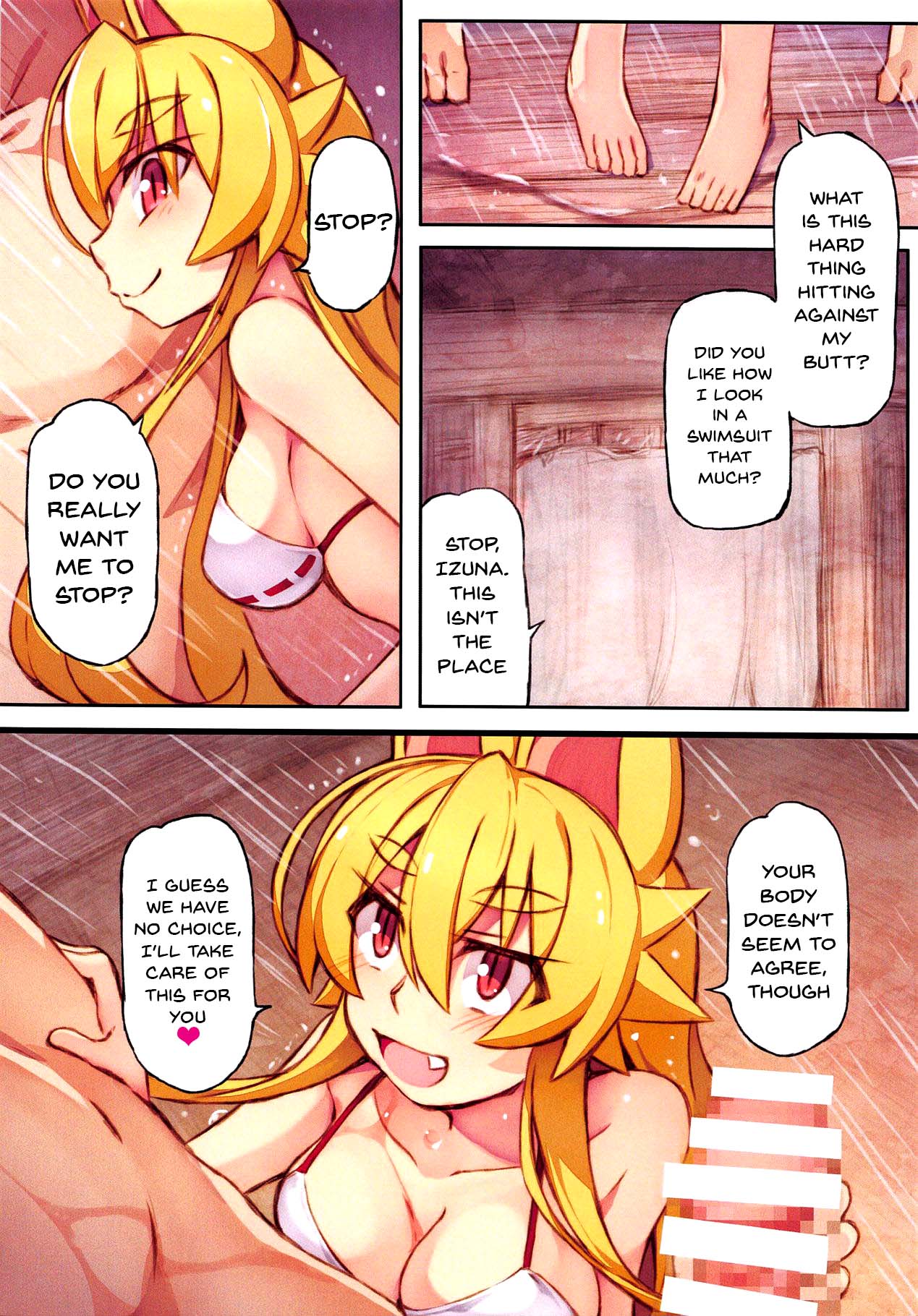 (Mimiket 40) [Kitsune-Goya (saru)] Izuna no Hon Sono Nana Umi ni Iku no Maki | Inuza's Book - Going to The Beach (Shinrabansho Choco) [English] {Doujins.com} page 7 full