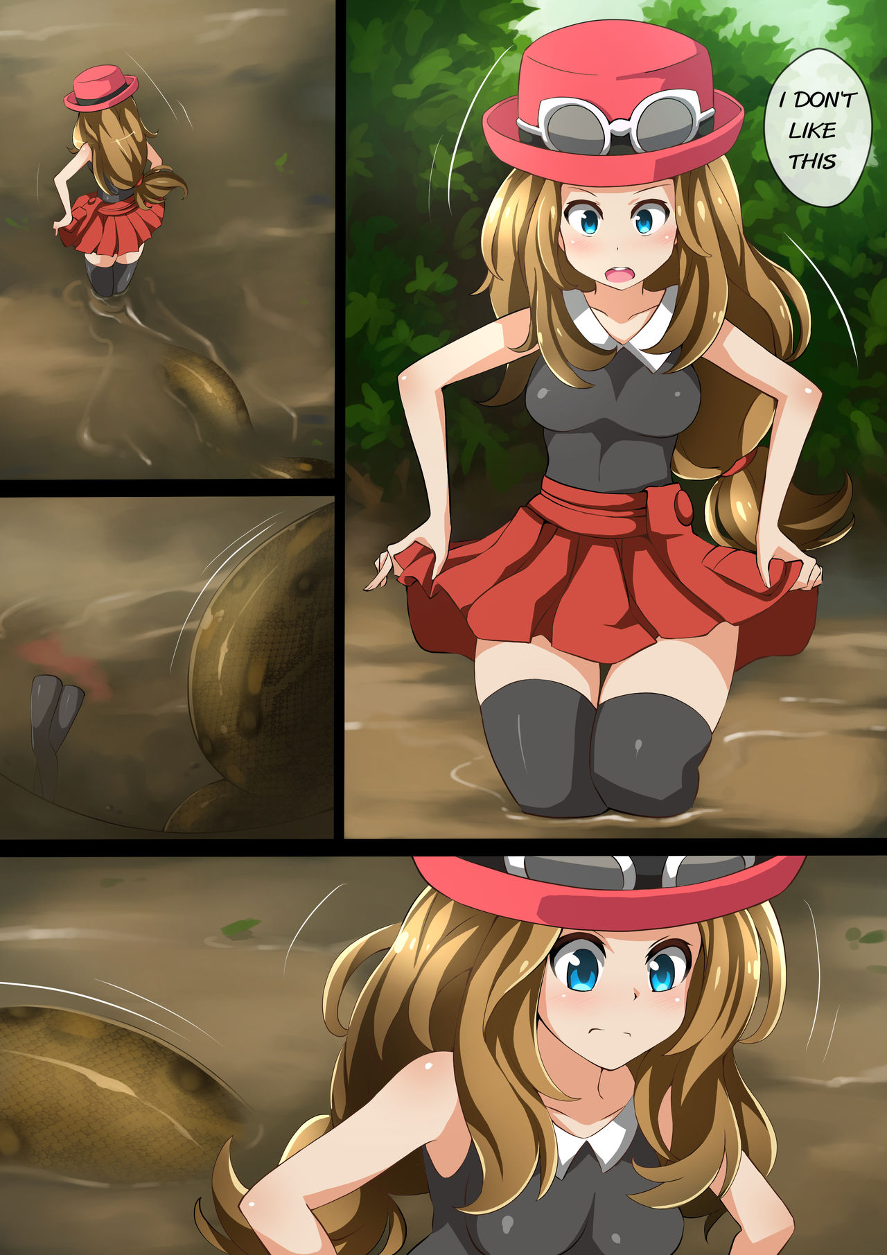 [Mist Night (Arniro)] Hell Of Swallowed: Serena VS Anaconda (Pokémon) page 2 full