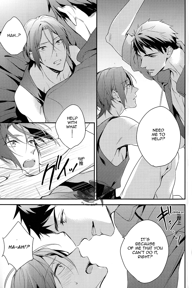 (C86) [PureSlider (Matsuo)] Yasashii Dokusen Yoku Zenpen | Gentle Possessiveness prequel (Free!) [English] [Carrot-Bunny] page 18 full