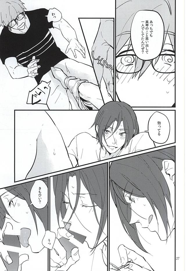 (C88) [Phlodexy (Yamano)] Nido Aru Koto wa 3-do Aru (Free!) page 25 full