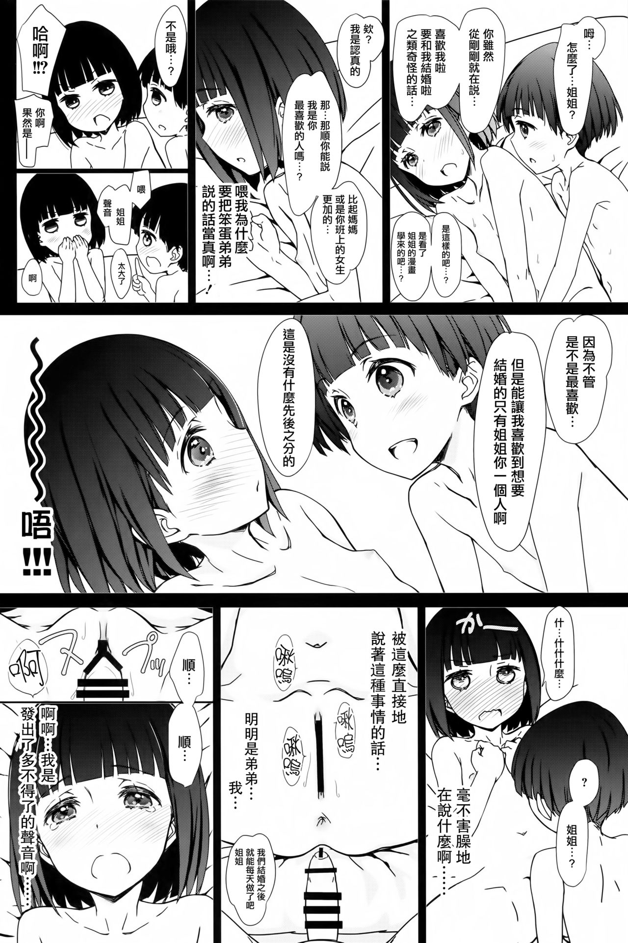 (COMITIA120) [Super Flat Lolinitron (Focke Wolf)] Onee-chan to Boku to [Chinese] [CE家族社] page 15 full