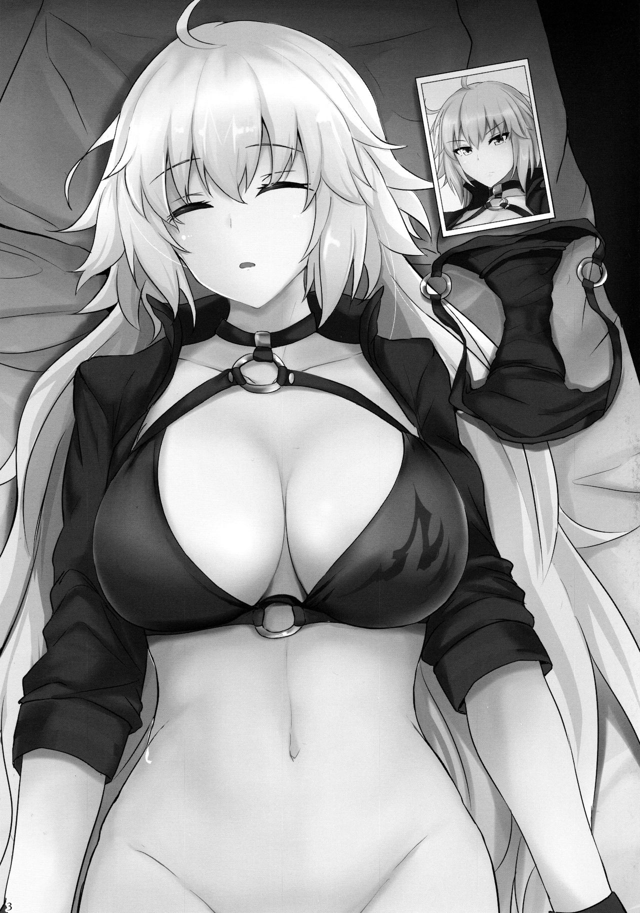 (C95) [Hakuginmokusei (Poshi)] Chaldea Suikan Kiroku 1 Jeanne Alter Hen (Fate/Grand Order) [Chinese] [靴下汉化组] page 3 full