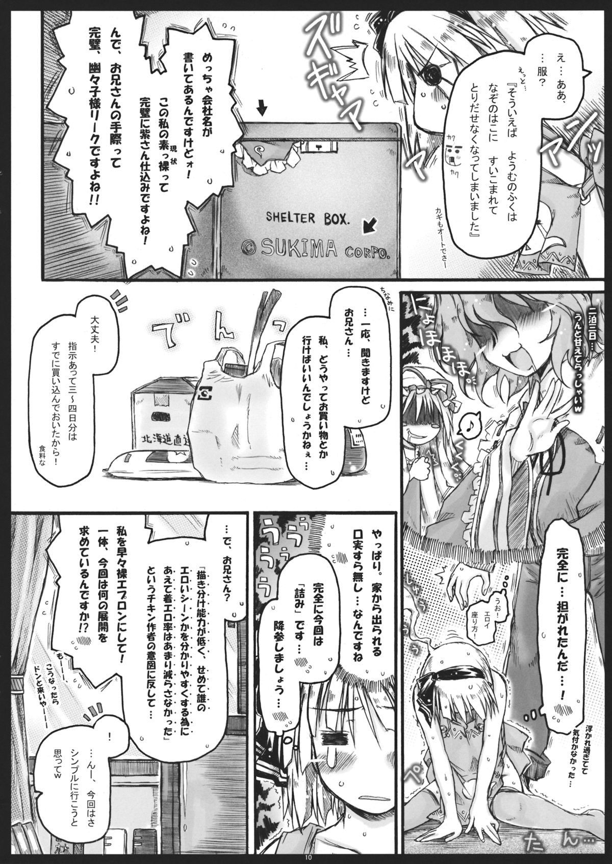 (Gensoukyou Summit) [Ankoku-Bousougumi (Ainu Mania)] Myon na Kayoizuma 5 Yome, Mui chai mashita. (Touhou Project) page 9 full