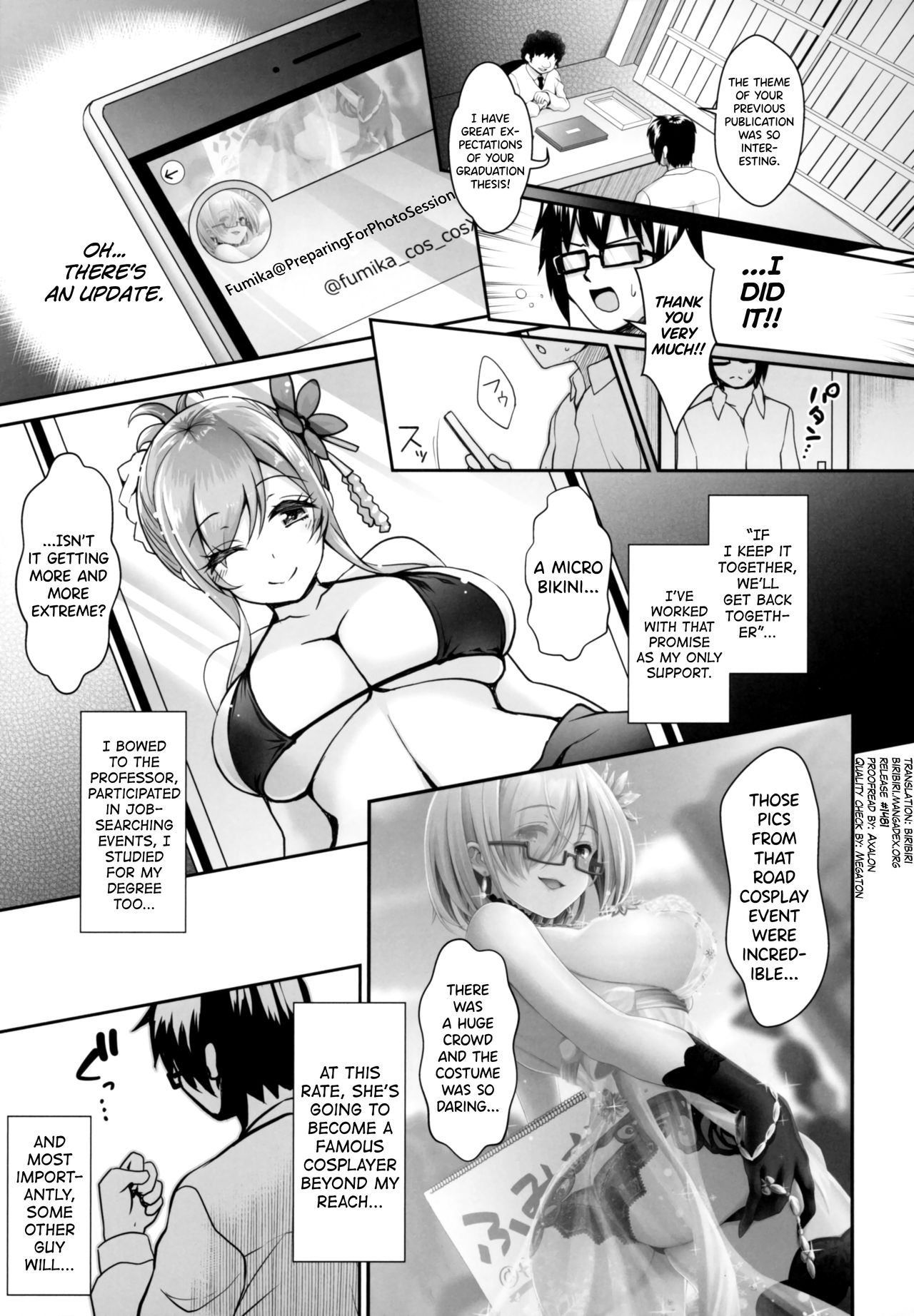 (C97) [SSB (Maririn)] SNS de Gokujou H-cup Nagachichi o Kakusan Suru Geneki Joshidaisei Cosplayer (Azur Lane) [English] [biribiri] page 4 full