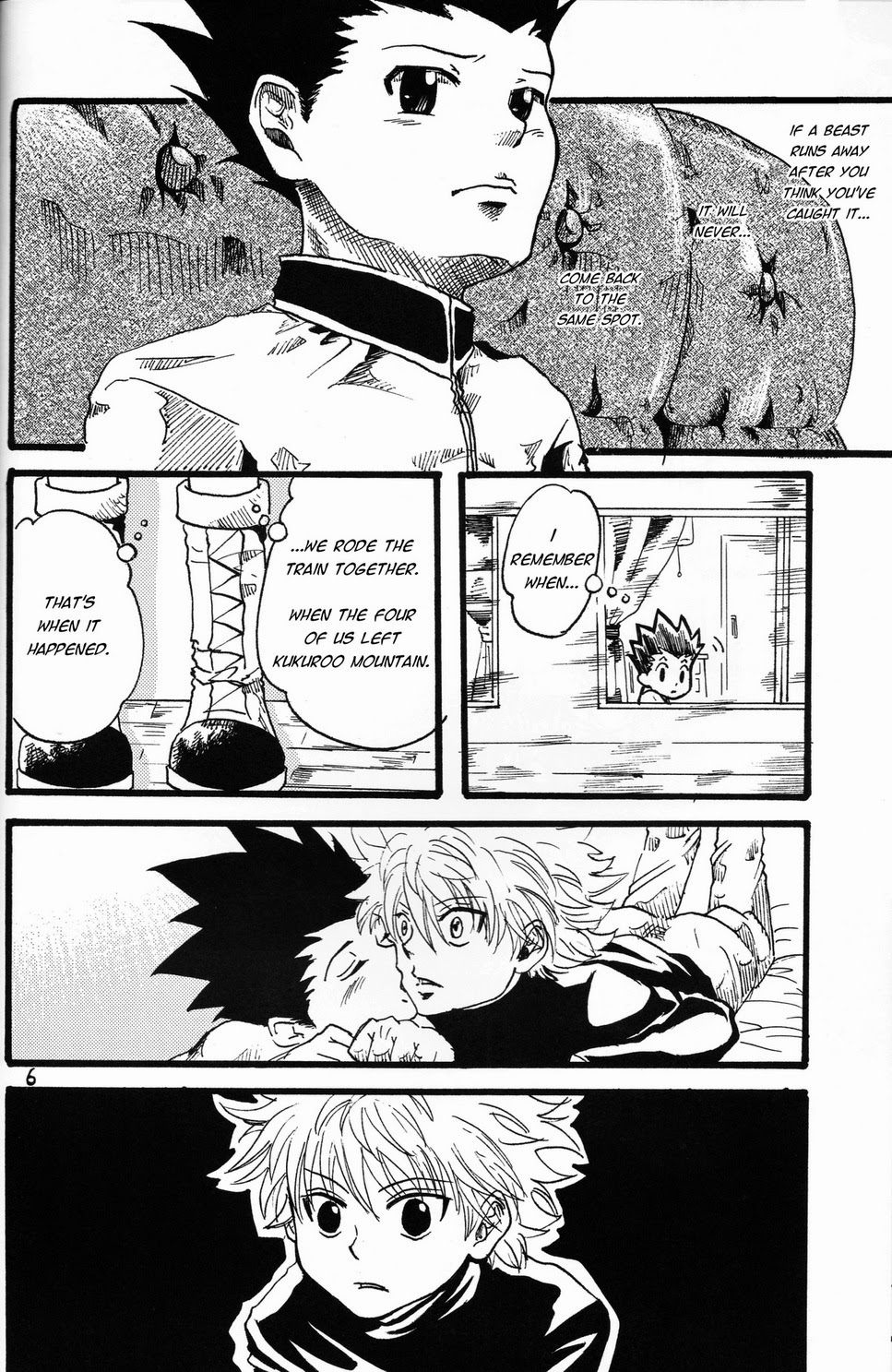 (SPARK9) [Amanojaku. (Sakichi)] Kimi, Omoi | Thinking of You (Hunter x Hunter) [English] [HXH-Doujinshilivejournal] page 6 full