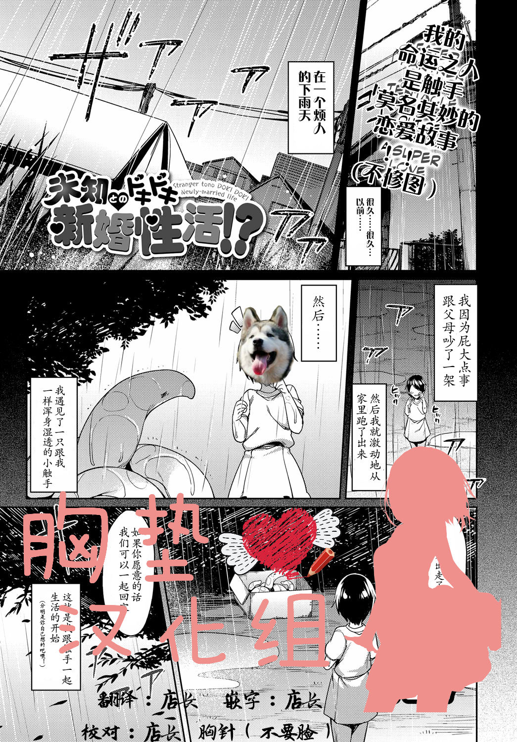 [7zu7] Michi Tono Dokidoki Shinkon Seikatsu!? - Stranger tono DOKI DOKI Newly-married life (COMIC BAVEL 2017-03) [Chinese] [胸垫汉化组] page 1 full