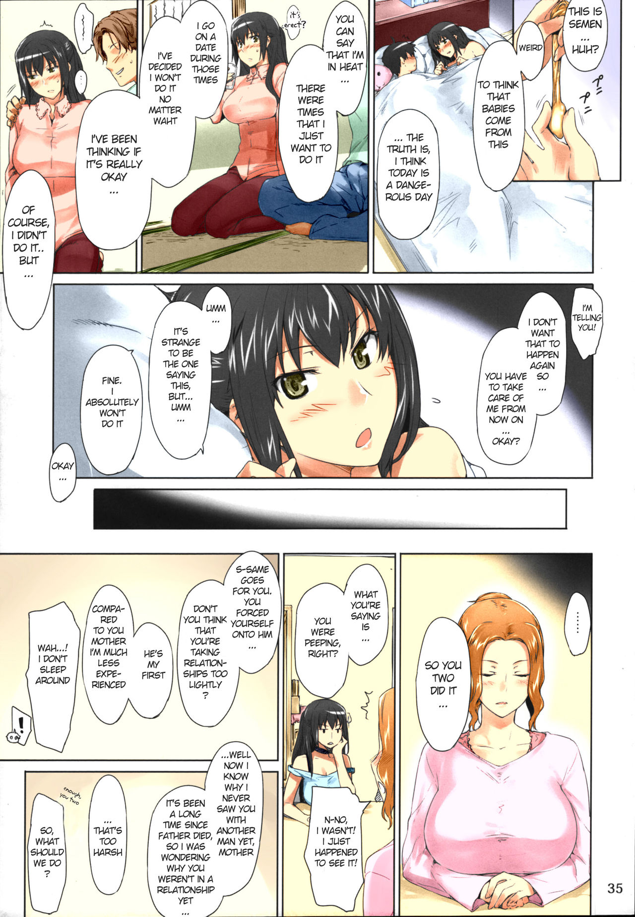 (C86) [MTSP (Jin)] Tachibana-san-chi no Dansei Jijou Matome Ban [English] [Colorized] [Decensored] page 35 full