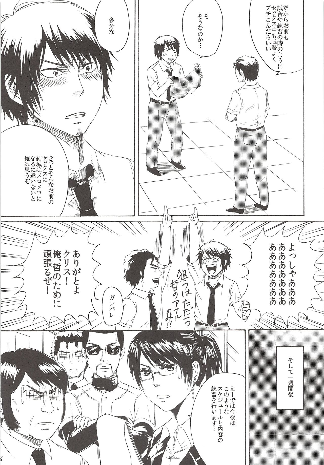 (Zettai Ace! 2) [Shirokuro Aniki (Sanden)] Perfect ERO (Daiya no Ace) page 7 full