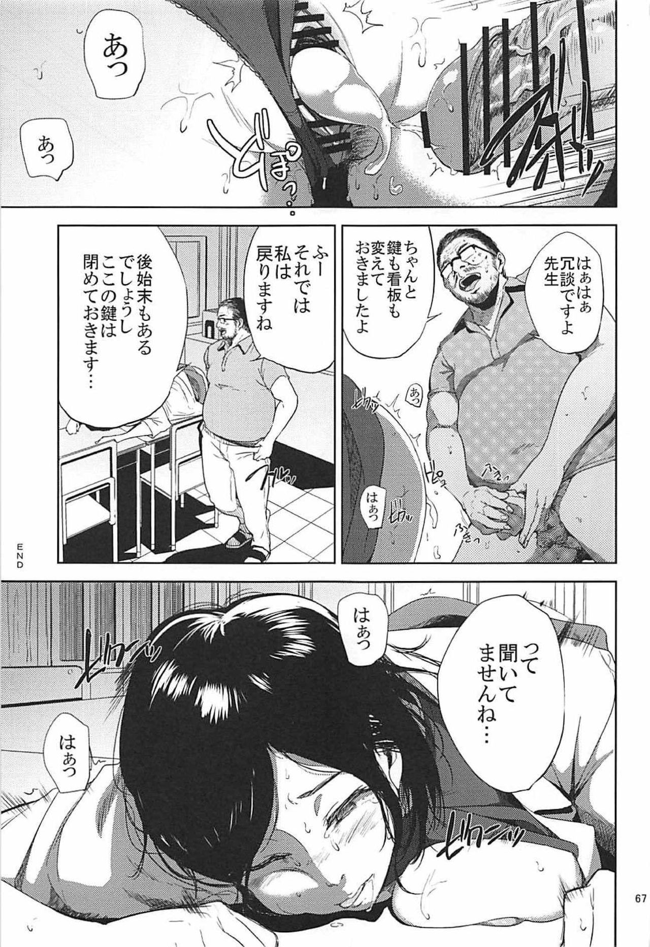 (C93) [Gossipgothic (Shishiji)] Kurashiki-sensei wa Hatsujouki Soushuuhen FINAL (Fujiyama-san wa Shishunki) page 66 full