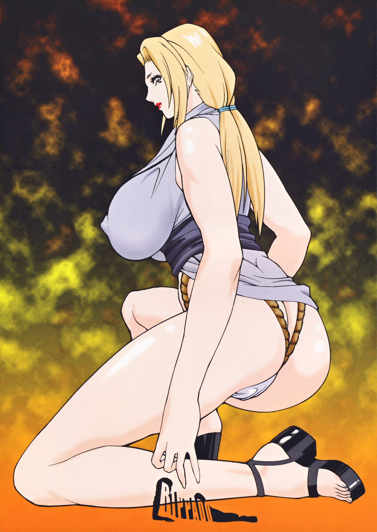 (C69) [Rippadou (Various)] Kunoichi Inmaihen (Naruto, Rumble Roses) page 66 full