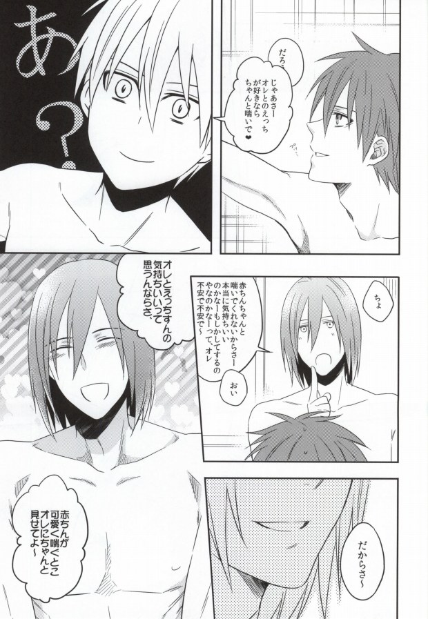 (CCTokyo132) [100S-R (Rihito)] Iukoto o Kikanai Inu wa Kirai da yo (Kuroko no Basuke) page 4 full