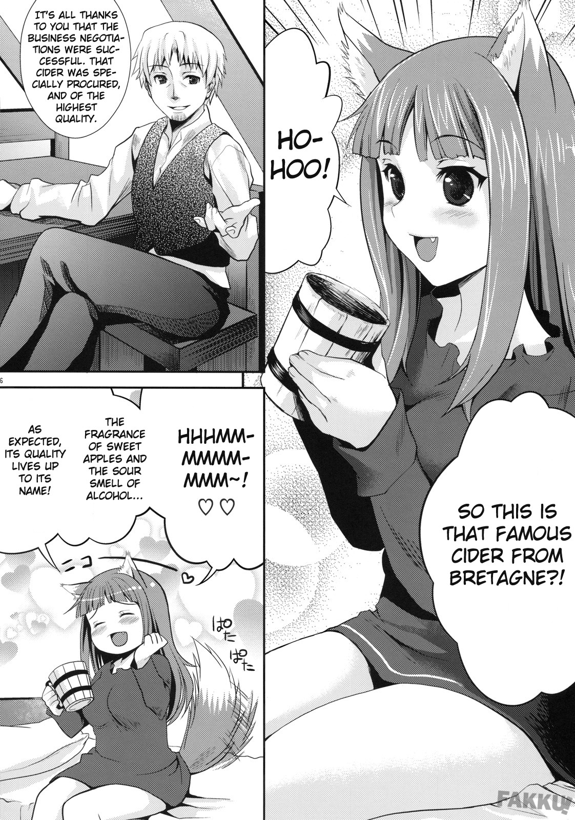 (COMIC1☆3) [Koakuma Sageha (Sage Joh)] Ookami to Mitsu Ringo (Spice and Wolf) [English] page 5 full