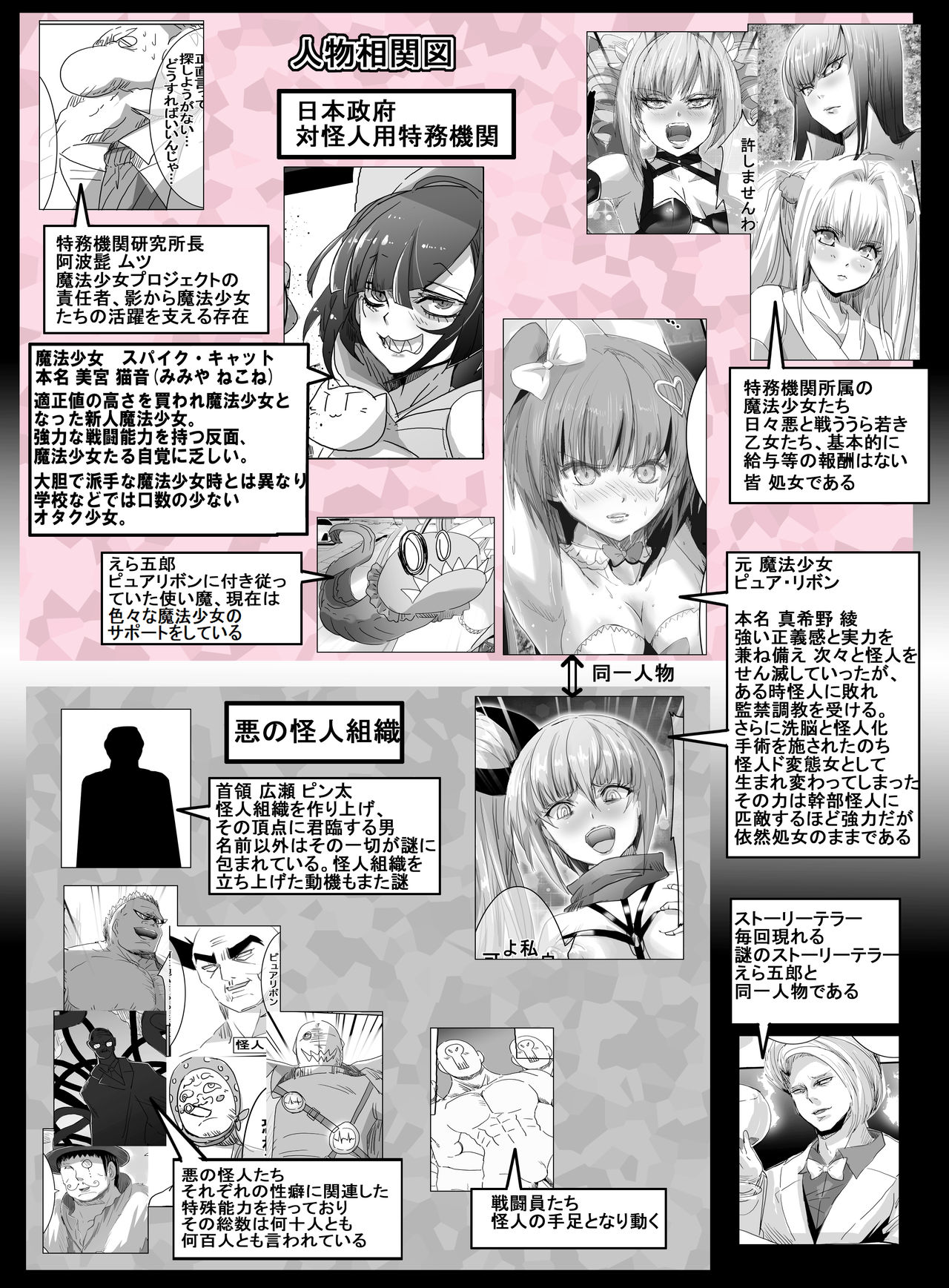 [uniuni (uni)] Mahou Shoujo VS Ero Shojo Jikken page 4 full