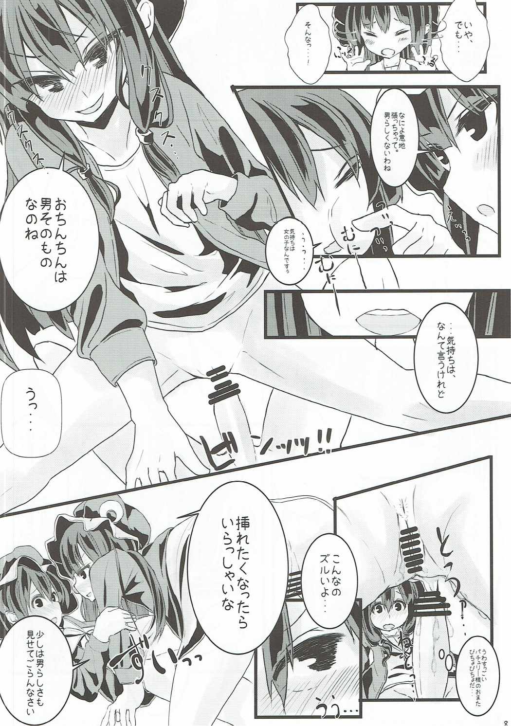 (Shuuki Reitaisai 3) [Kutushita Nijiru Honpo (Kawakami Ioru)] MAGIAL GIRL Patchouli Has a Figure of Ideal!! (Touhou Project) page 7 full