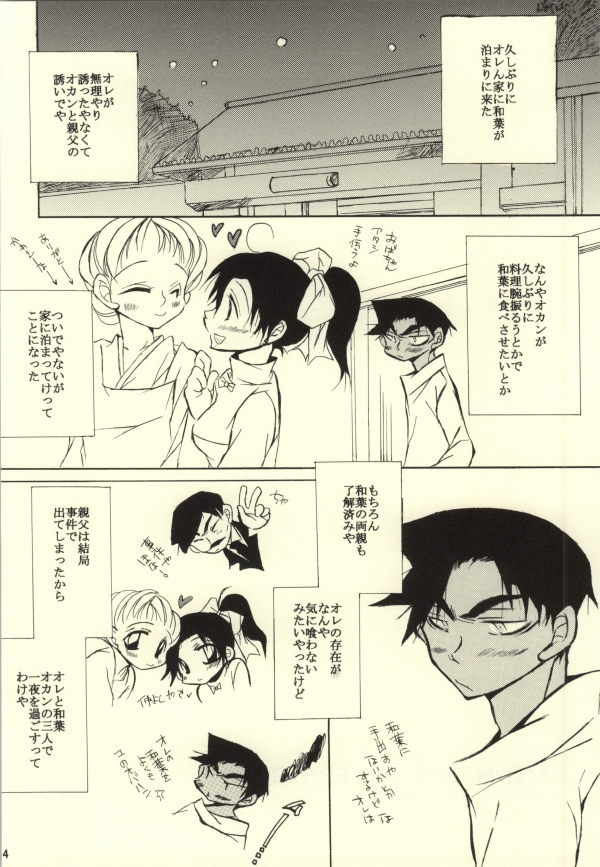 (C85) [Aikanheiwa. (Aina Nana)] MIDNIGHT LOVERS (Detective Conan) page 2 full