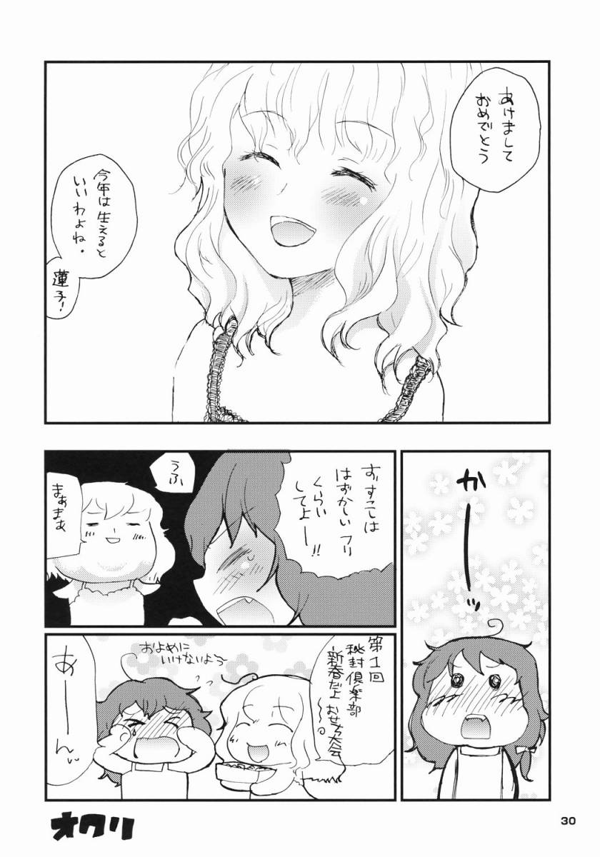 (C71) [Shoujo Zukin (Hatomugi Munmun)] Doki Doki Zukin vol. 1 (Touhou Project) page 28 full