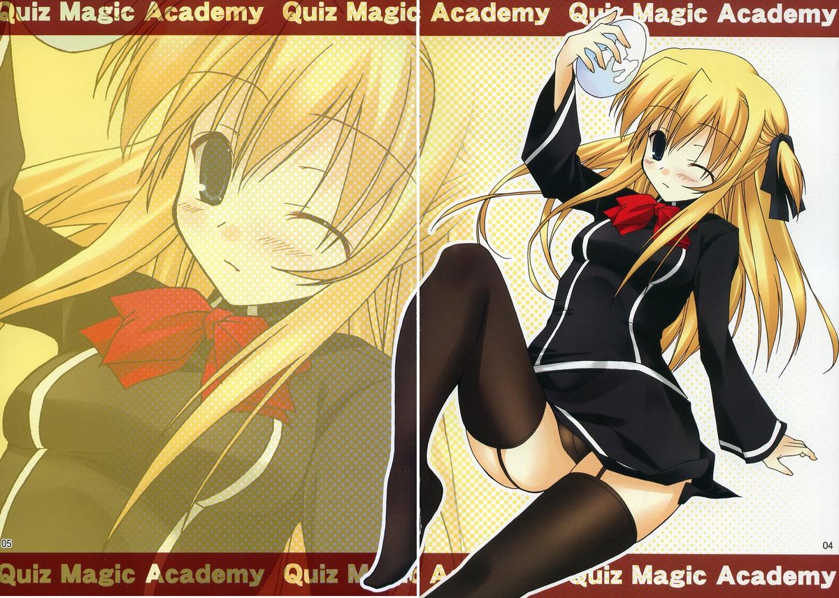 (C72) [Toriaezu(kari) (Tororo)] Quiz!? Mesubuta Anadorei!! 3 (Quiz Magic Academy) page 4 full