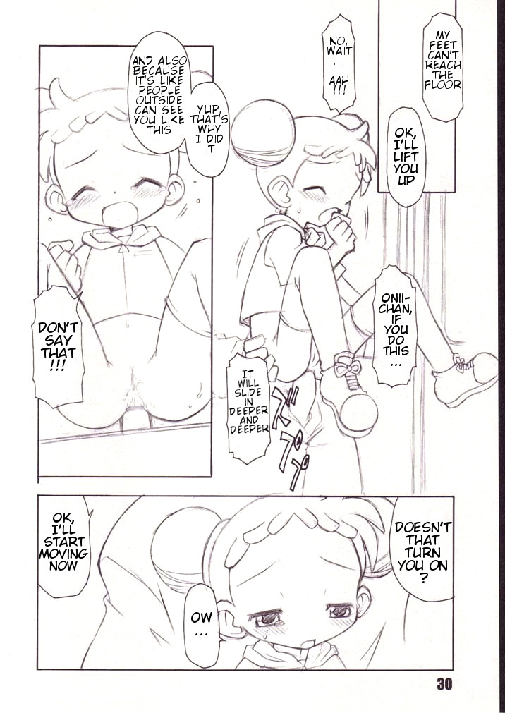 (Puniket 5) [BBB-Extra (Chuushin Kuranosuke)] Little Flower (Ojamajo Doremi) [English] [ATF] page 29 full