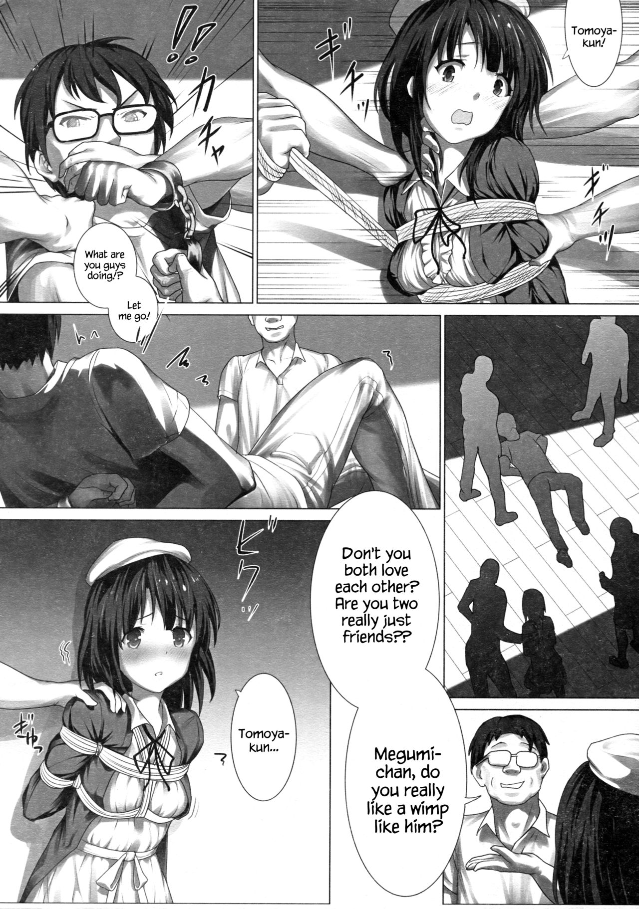 [Akari (Himitsu)] Megumin no Kyousei Shotaiken (Saenai Heroine no Sodatekata) [English] {Hennojin} page 7 full