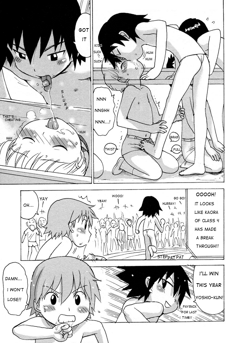 [Karma Tatsurou] Shota-gaibutsu Kyousou | Shota Obstacle Race (Shounen Ai No Bigaku 9 The Bokura No Undoukai) [English] [WarDance] page 5 full