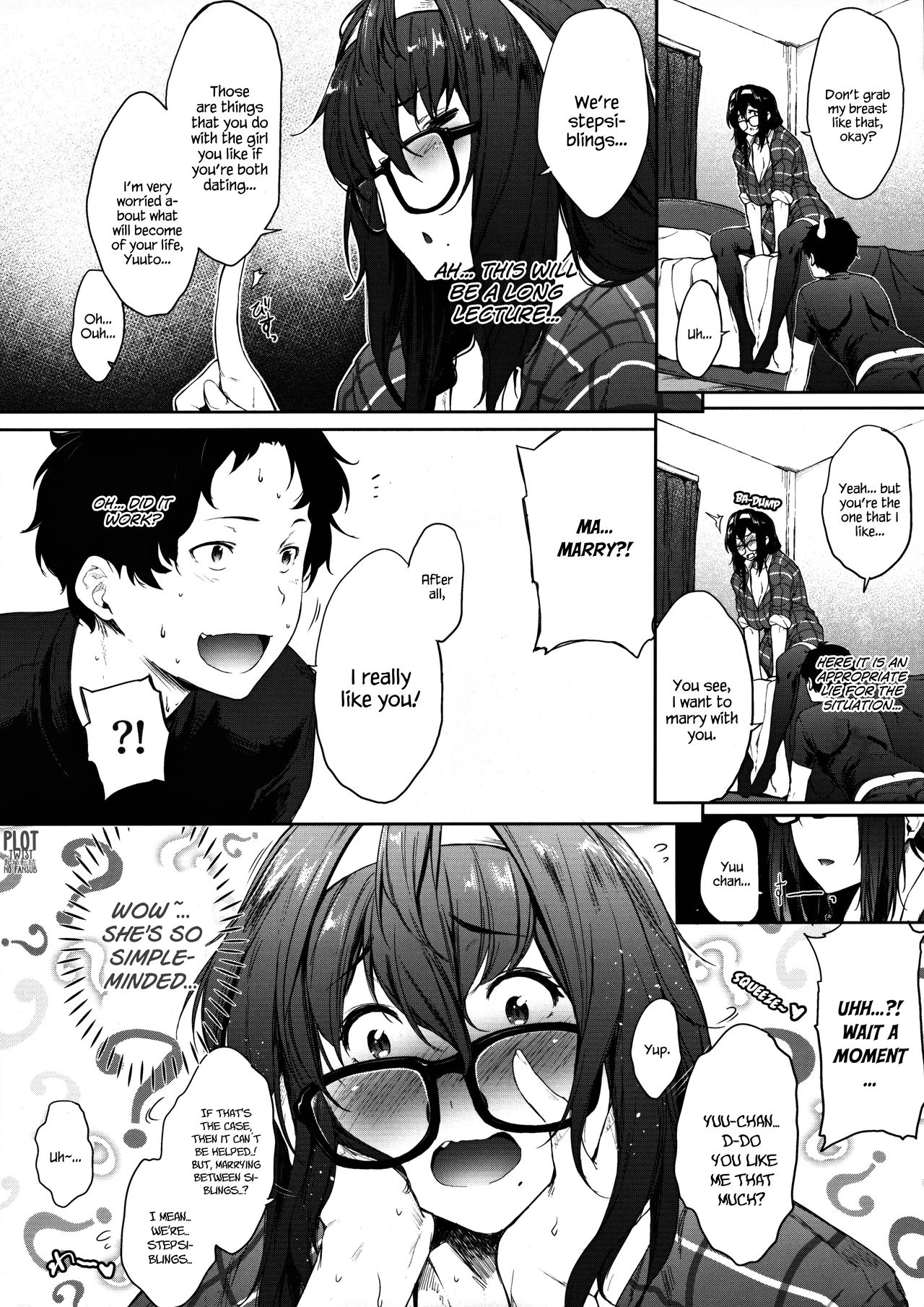 [O.S (Barlun)] Babaa no Inu Ma ni Nee-chan to | With My Stepsister While My Mom's Not Home [English] [Plot Twist No Fansub] page 6 full