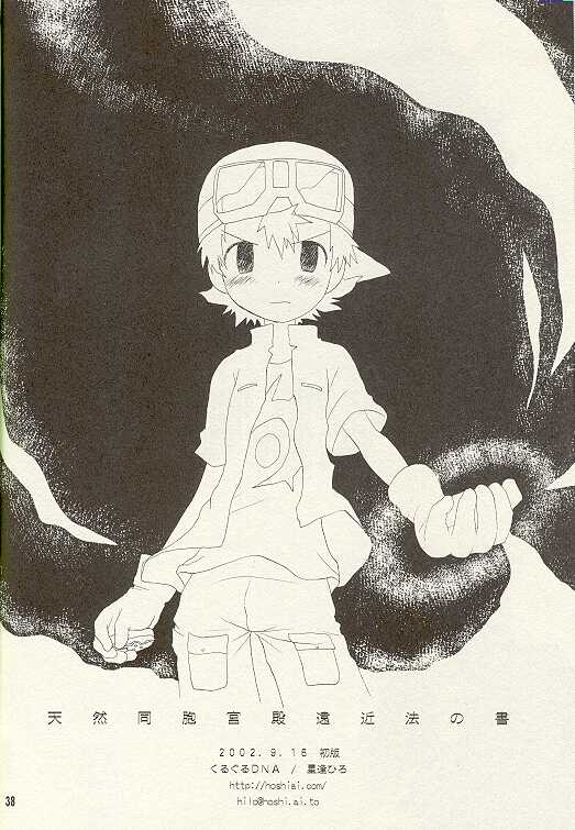 (LOVEx2 Monket!) [KuruGuru DNA (Hoshiai Hilo)] Tennen Douhou Kyuuden Enkinhou No Sho (Digimon Frontier) page 37 full