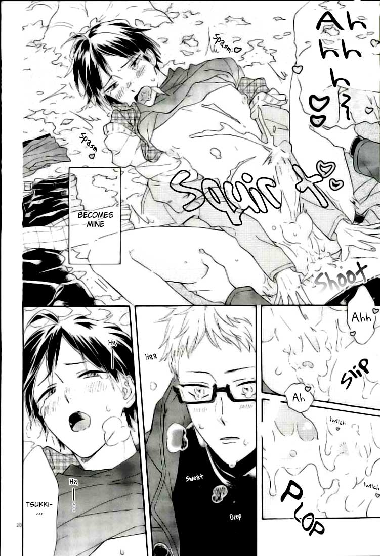 (RTS!!3) [Chu-no-Sauce (Ame)] Tsukishima Kei no Bonnou | The suffering of Tsukishima Kei (Haikyuu!!) [English] [Quiss] page 21 full