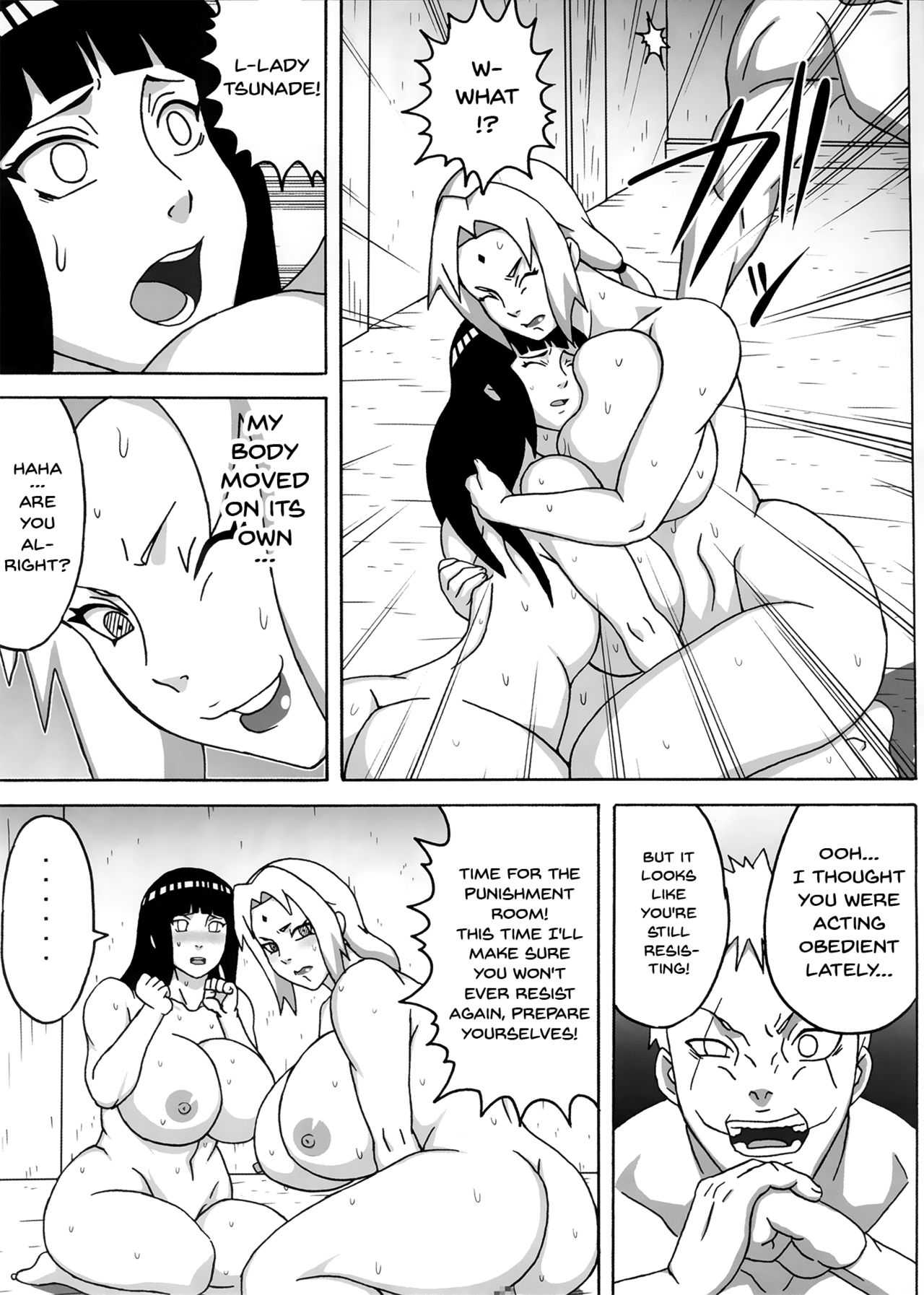 (C95) [Naruho-dou (Naruhodo)] Tsunade no In Kangoku Stars | Tsunade's Lewd Prison Stars (Naruto) [English] {Doujins.com} page 18 full