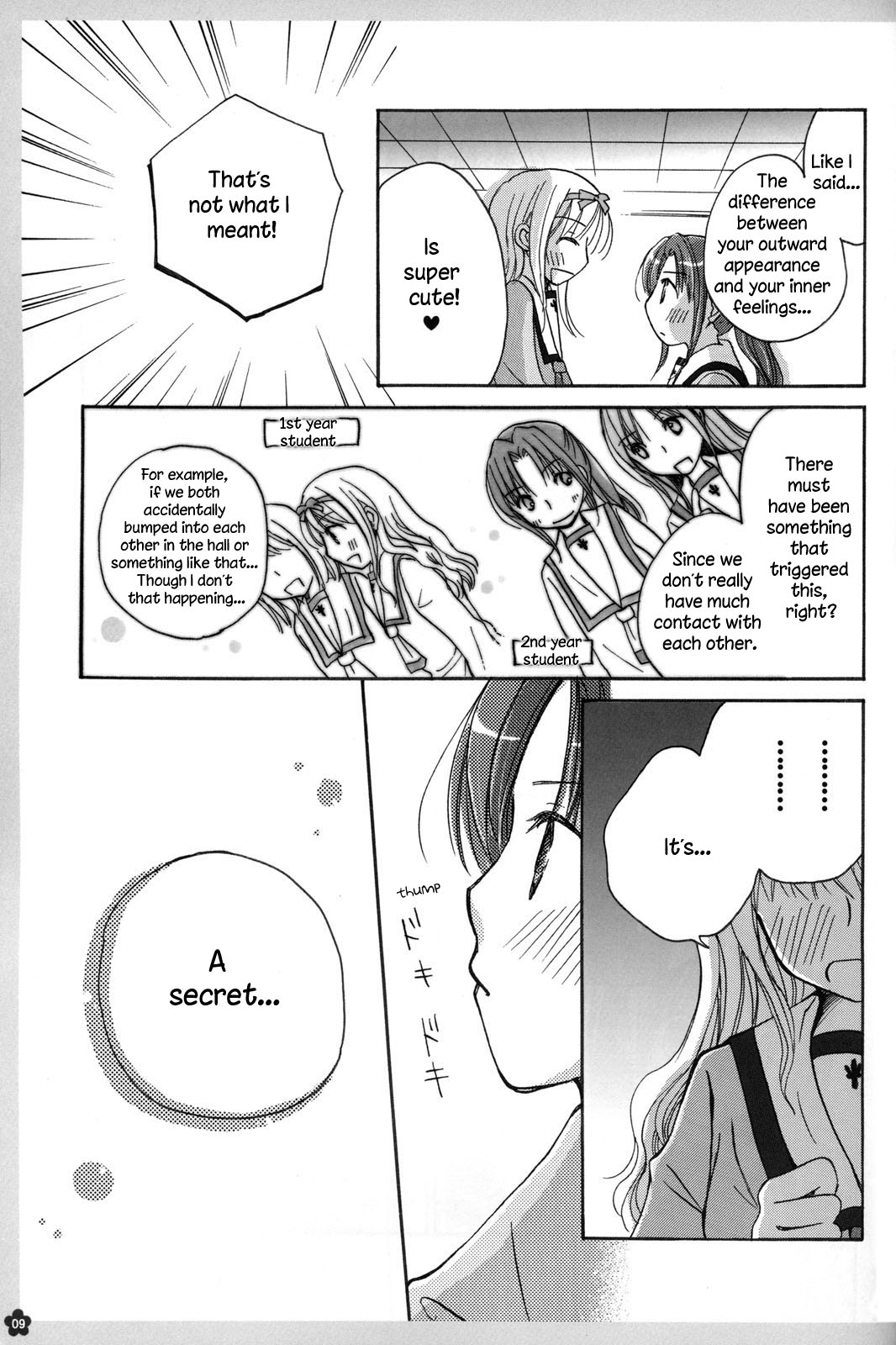 (COMITIA88) [Yuririn no Moto (Yuririn)] Amai Himitsu [English] [Wings of Yuri] page 9 full