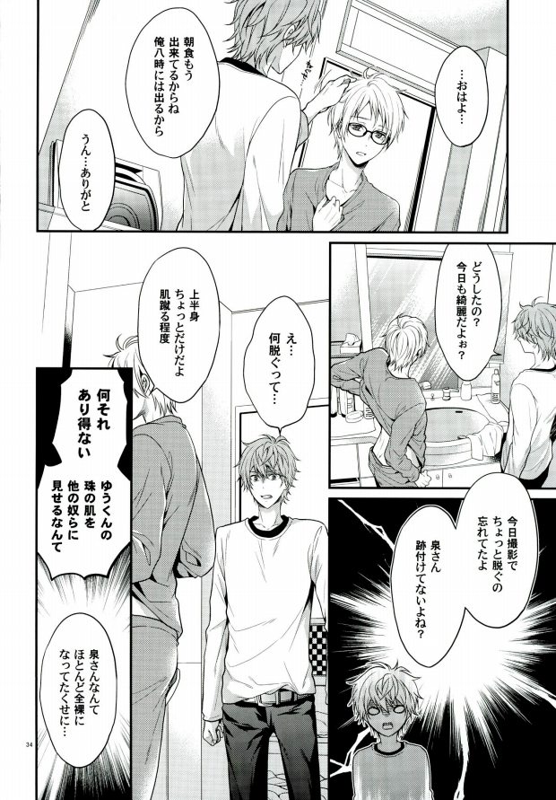 (brilliant days) [Tyke Aria (Hinayari)] Sekaiichi Kishi-sama (Ensemble Stars!) page 32 full