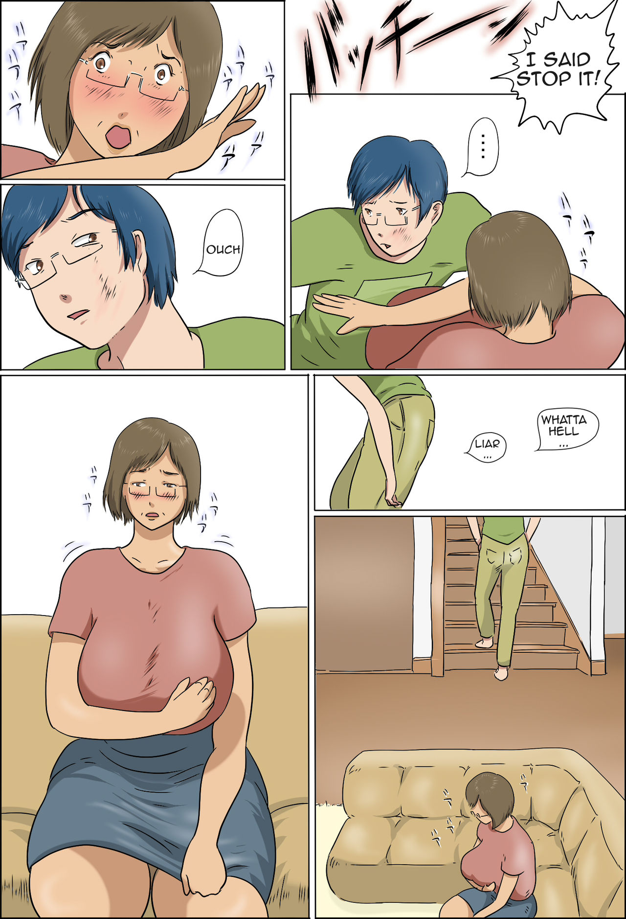 [Zenmai Kourogi] Haha to Musuko no Kazoku Seikatsu | Family Life of Mother and Son [English] [Amoskandy] page 15 full