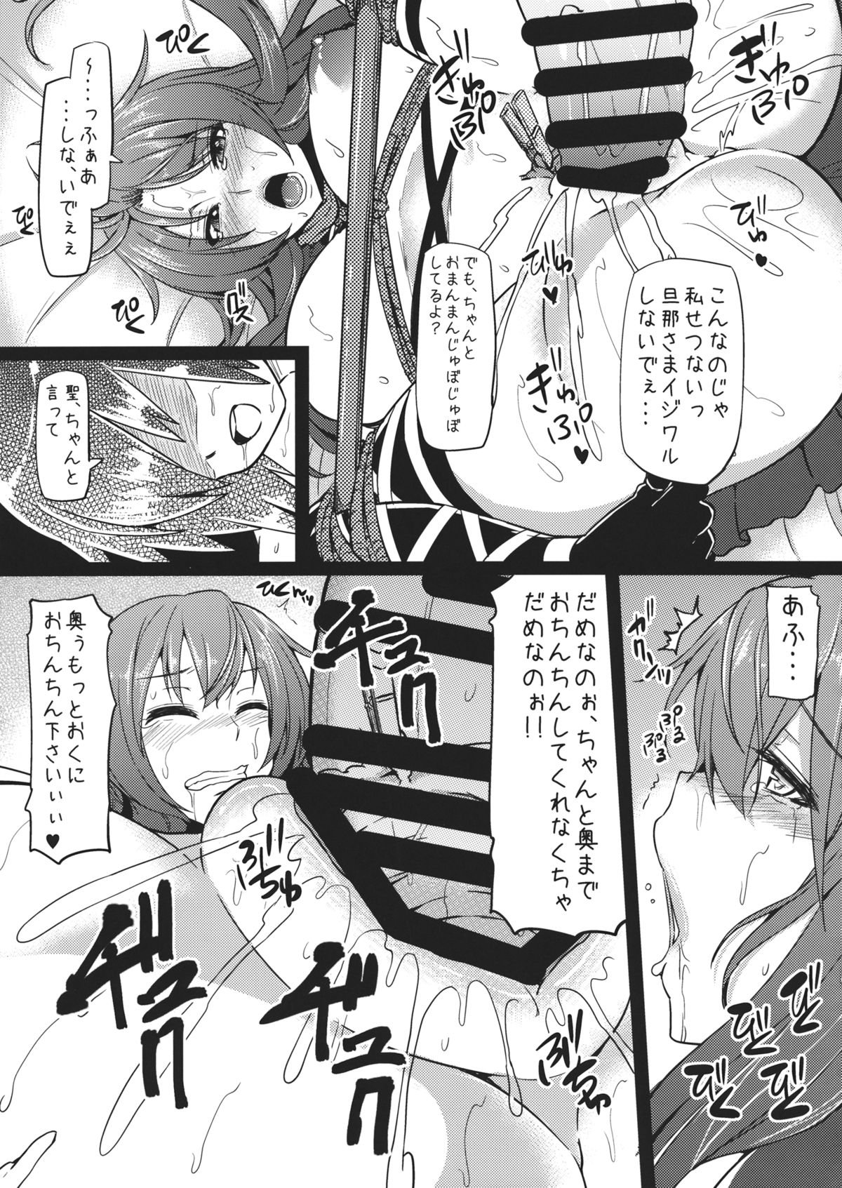 (C85) [Arysuivery (Ayakase Chiyoko, Ayakase Riberi)] Boku to Hijiri to Nawa Asobi (Touhou Project) page 12 full