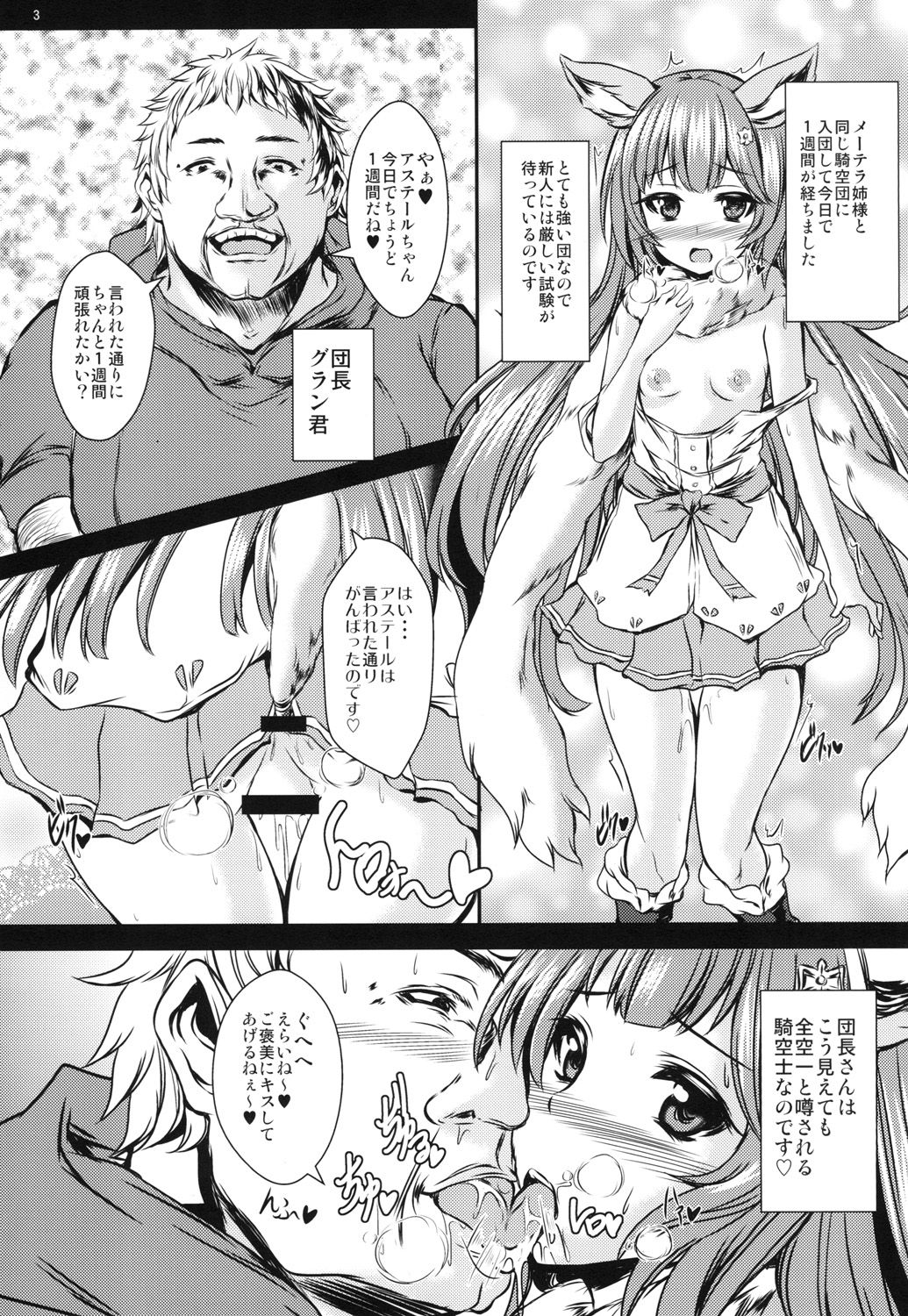 [Yudenonno (Nonnon)] Mesu Elune Gohoushidan (Granblue Fantasy) [Digital] page 3 full