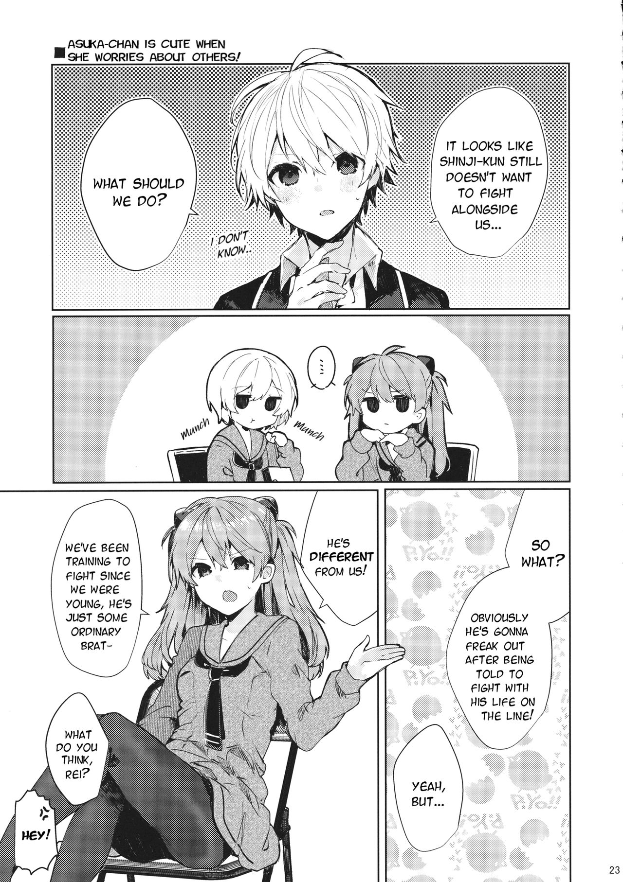 (C97) [Tayanumaya (Tanuma)] Soshite Usotsuki wa Koi o Shiru | And so, the Liar Learns Love (Neon Genesis Evangelion) [English] [TyroLuuki] page 24 full