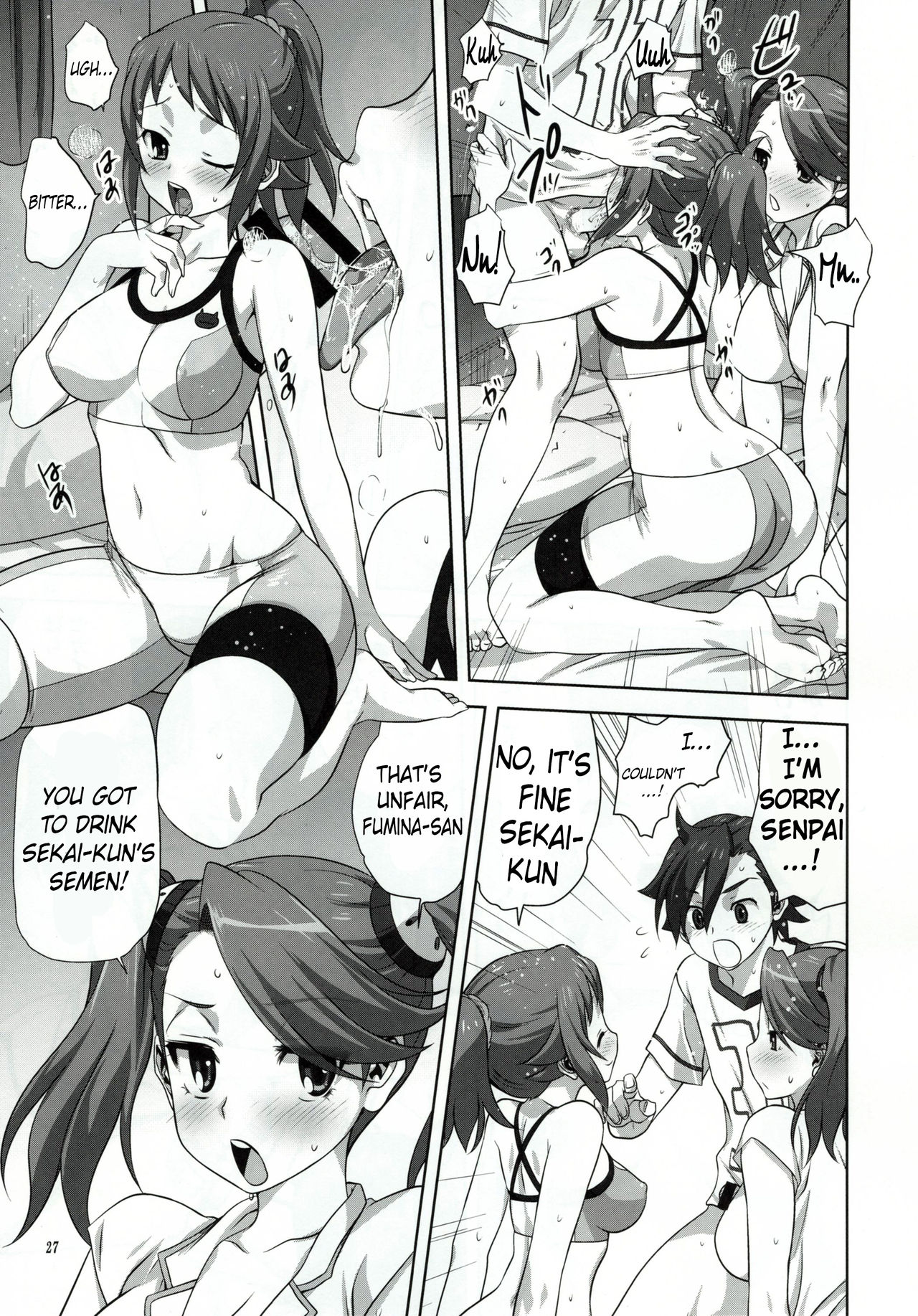 (C88) [Mitarashi Club (Mitarashi Kousei)] Try Fight! (Gundam Build Fighters Try) [English] [obsoletezero] page 27 full