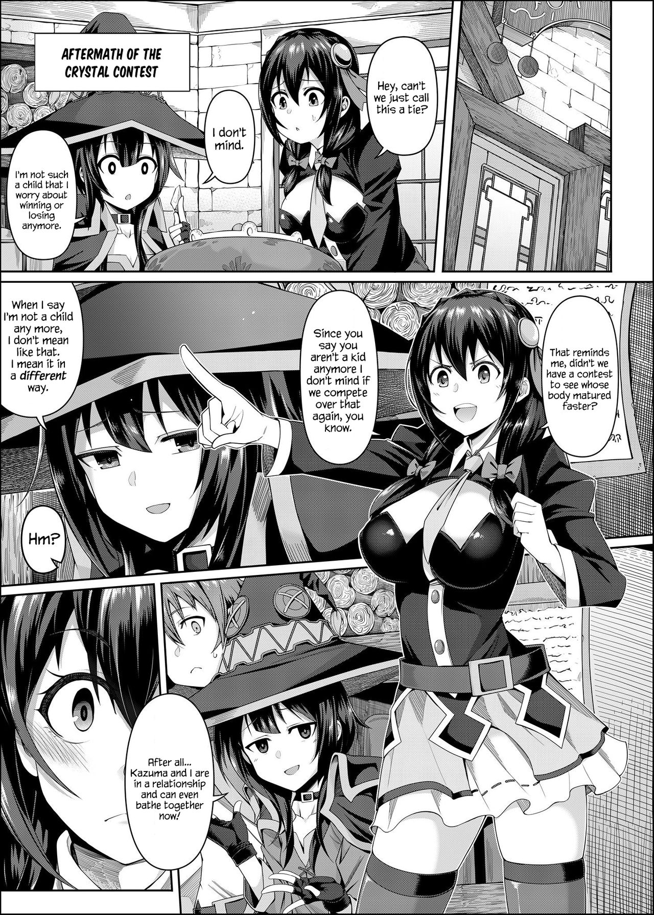 [Bad Mushrooms (Chicke III, 4why)] Kouma Kesshouroku | Contest Record of the Crimson Demons (Kono Subarashii Sekai ni Syukufuku o!) [English] [Redlantern] [Digital] page 3 full