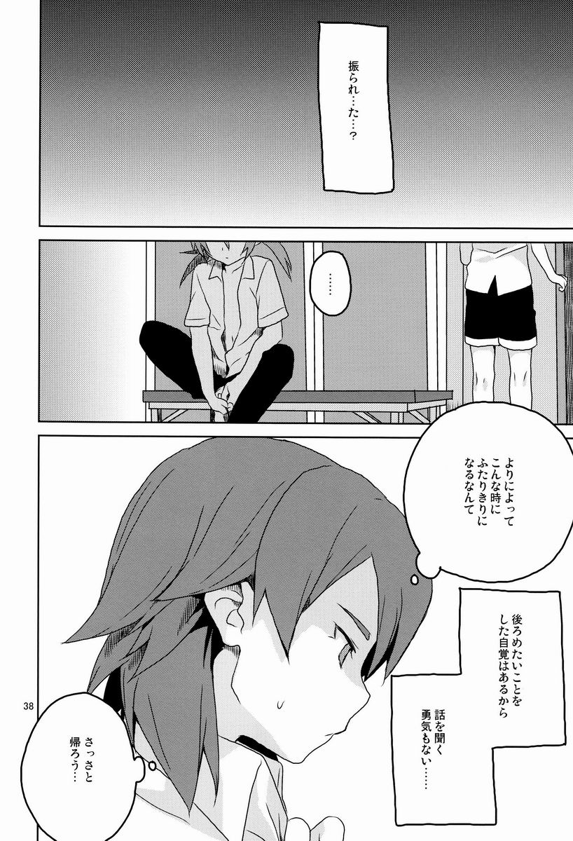[AMEINIAS (Asami Kei)] Hito ni wa Soute (Inazuma Eleven GO) page 37 full