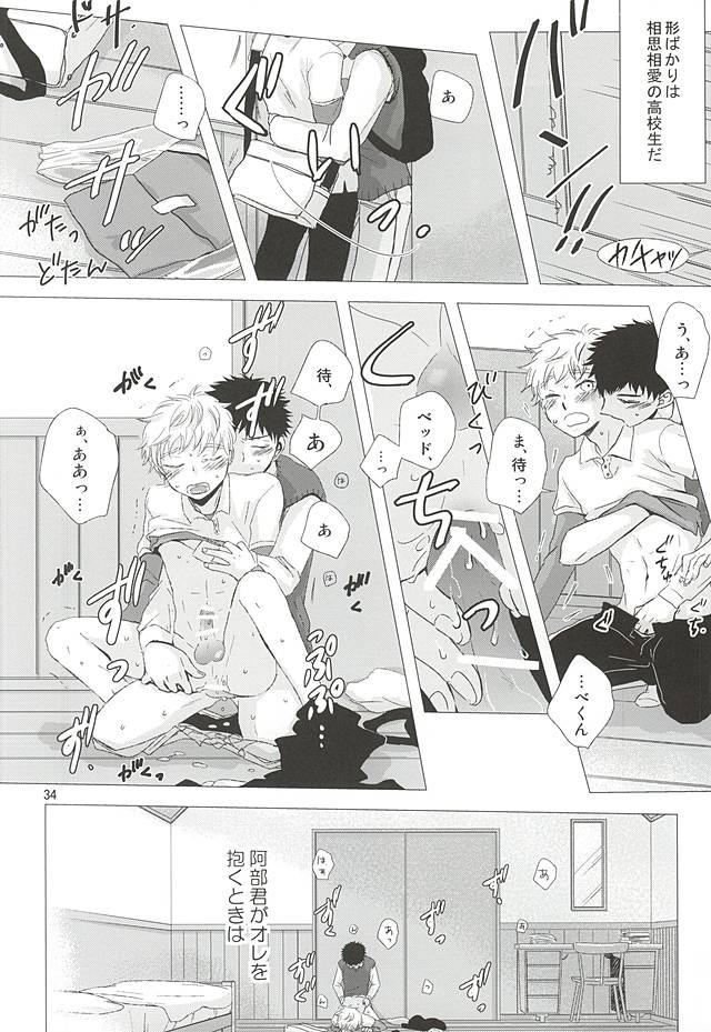 (C88) [Double Knockout (Natsuno)] Nigemizu <Zenpen> (Ookiku Furikabutte) page 35 full