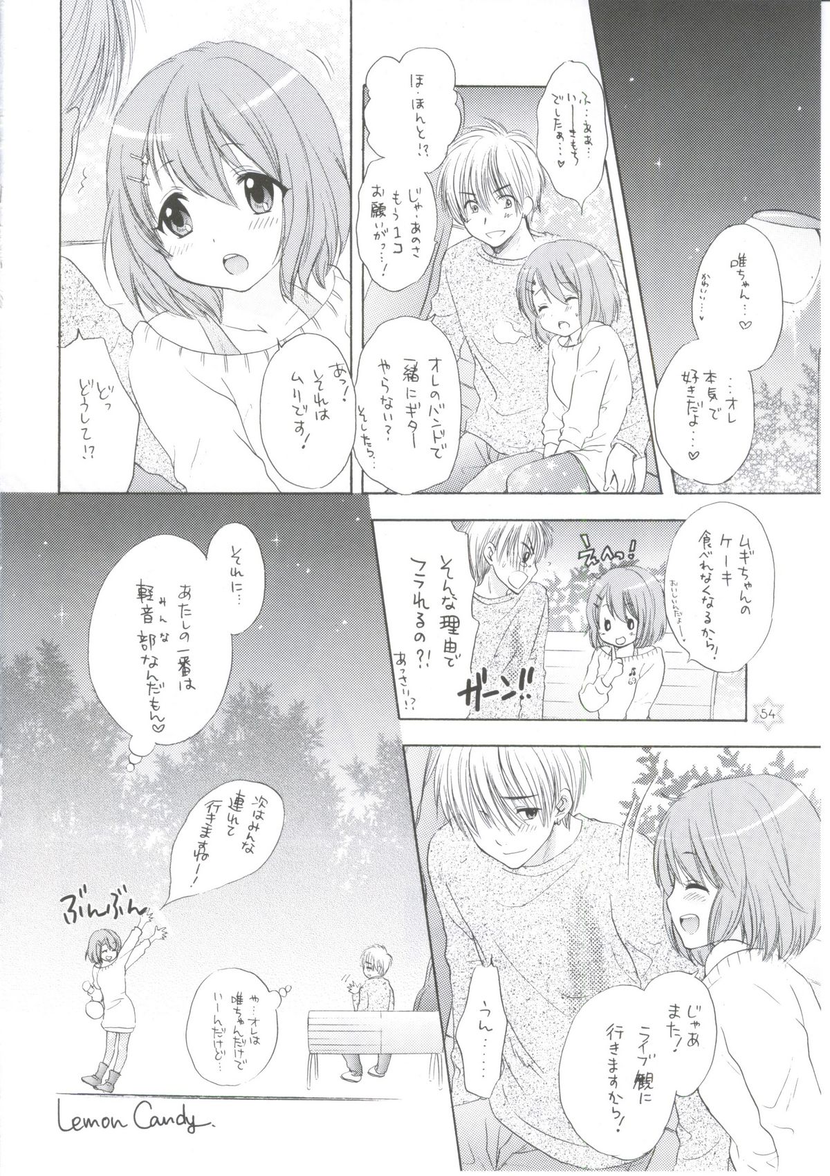 (COMIC1☆4) [Tachinomi-ya (Inoue Atsushi, Fumitani Yasunori, Muramatsu Toubee)] 1,2,3 for 5!! (K-ON!) page 51 full