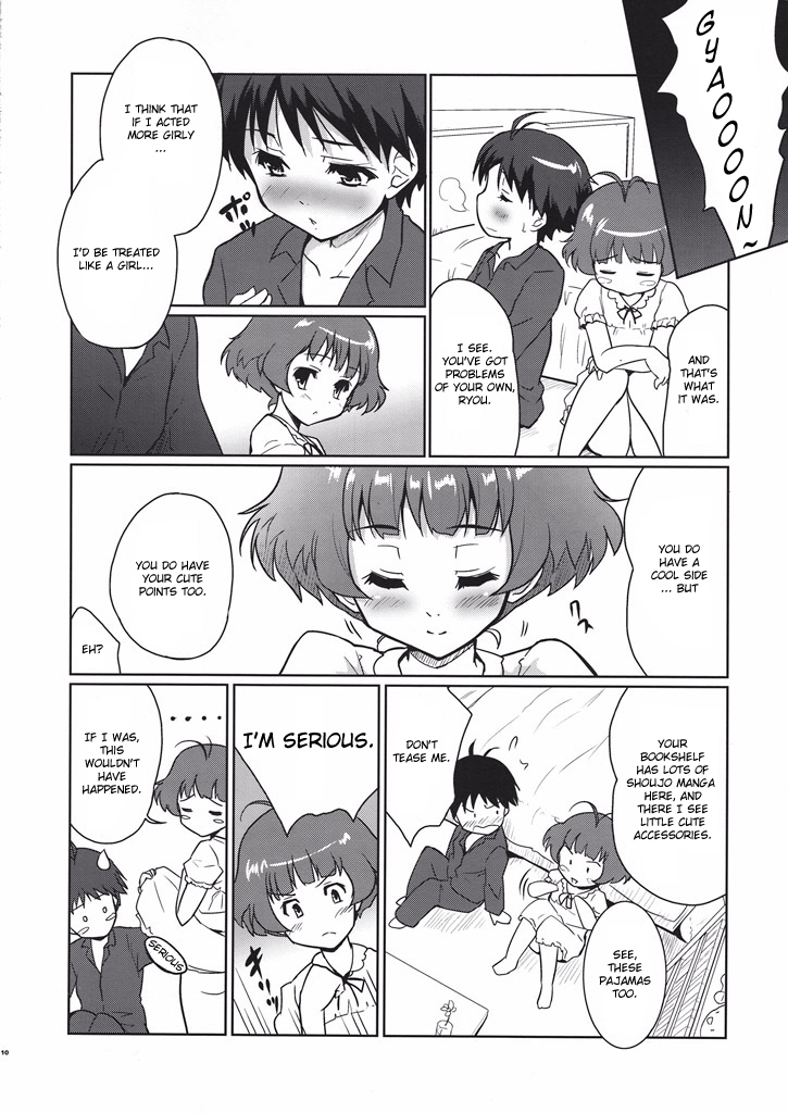 (THE iDOLM@NIAX 4) [Ngmyu (Tohgarashi Hideyu)] Bokura no Koi wa Reversible (THE iDOLM@STER) [English] page 9 full