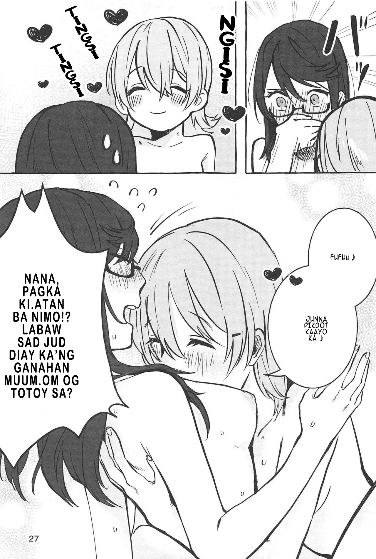 (Girls Love Festival 25) [chabochaboseinikuten (chabo)] manimani | masulundon (Shoujo Kageki Revue Starlight) [Binisaya] page 26 full