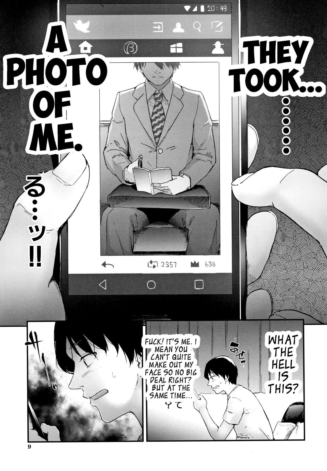 [Shiki Takuto] TR Gyaku Chikan Senyou Sharyou | Female Molester Train Ch. 1 [English] [JuliusWinnfield] page 10 full