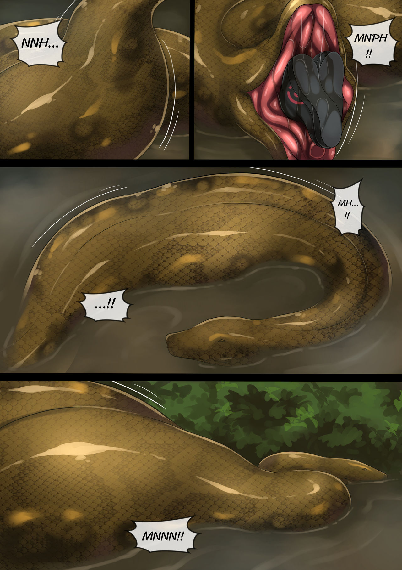 [Mist Night (Arniro)] Hell Of Swallowed: Serena VS Anaconda (Pokémon) page 11 full