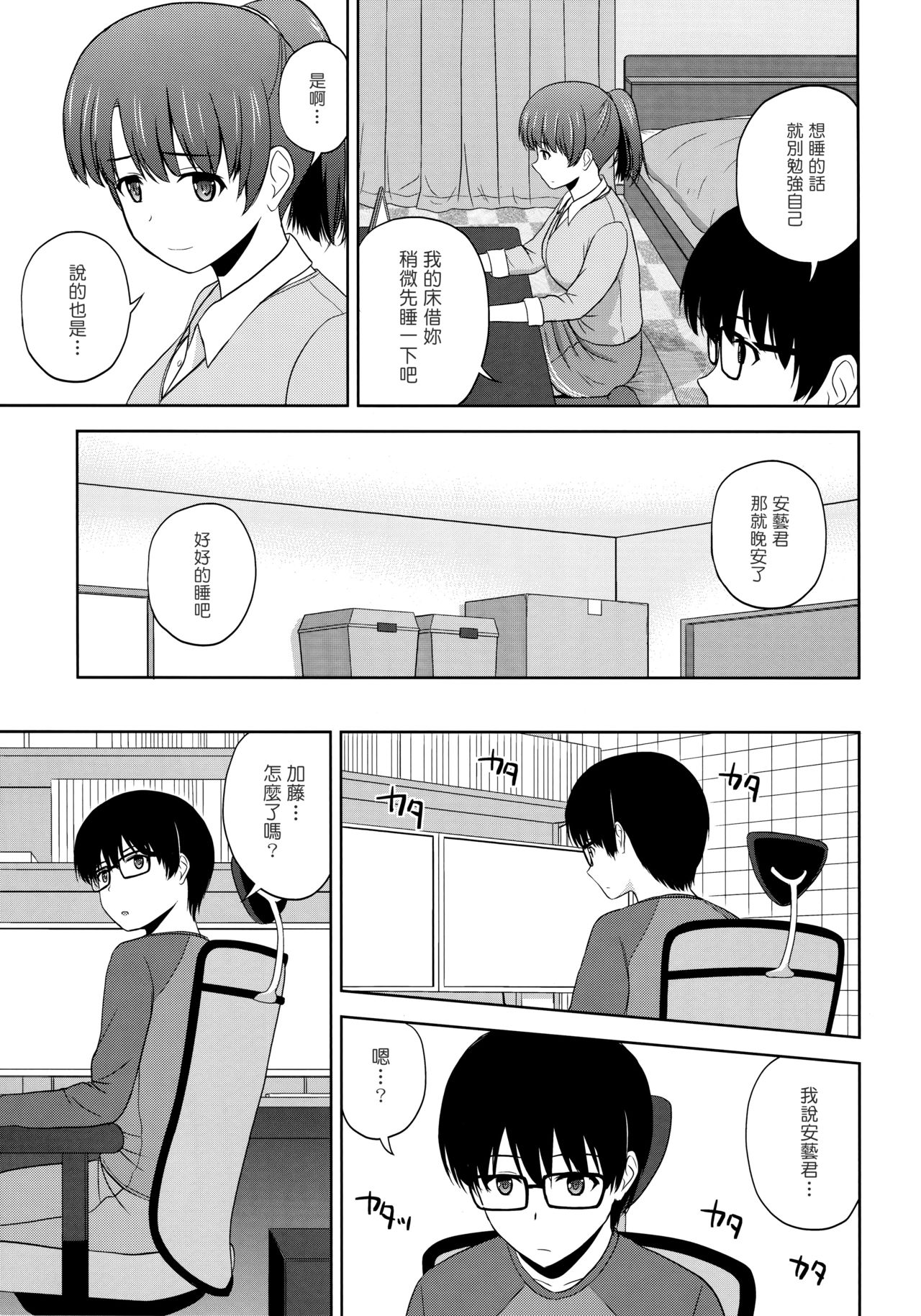 (C89) [G-SCAN CORP. (Satou Chagashi)] Katou Megumi no Rinri Shinsakai (Saenai Heroine no Sodatekata) [Chinese] [塔布里斯個人漢化] page 5 full