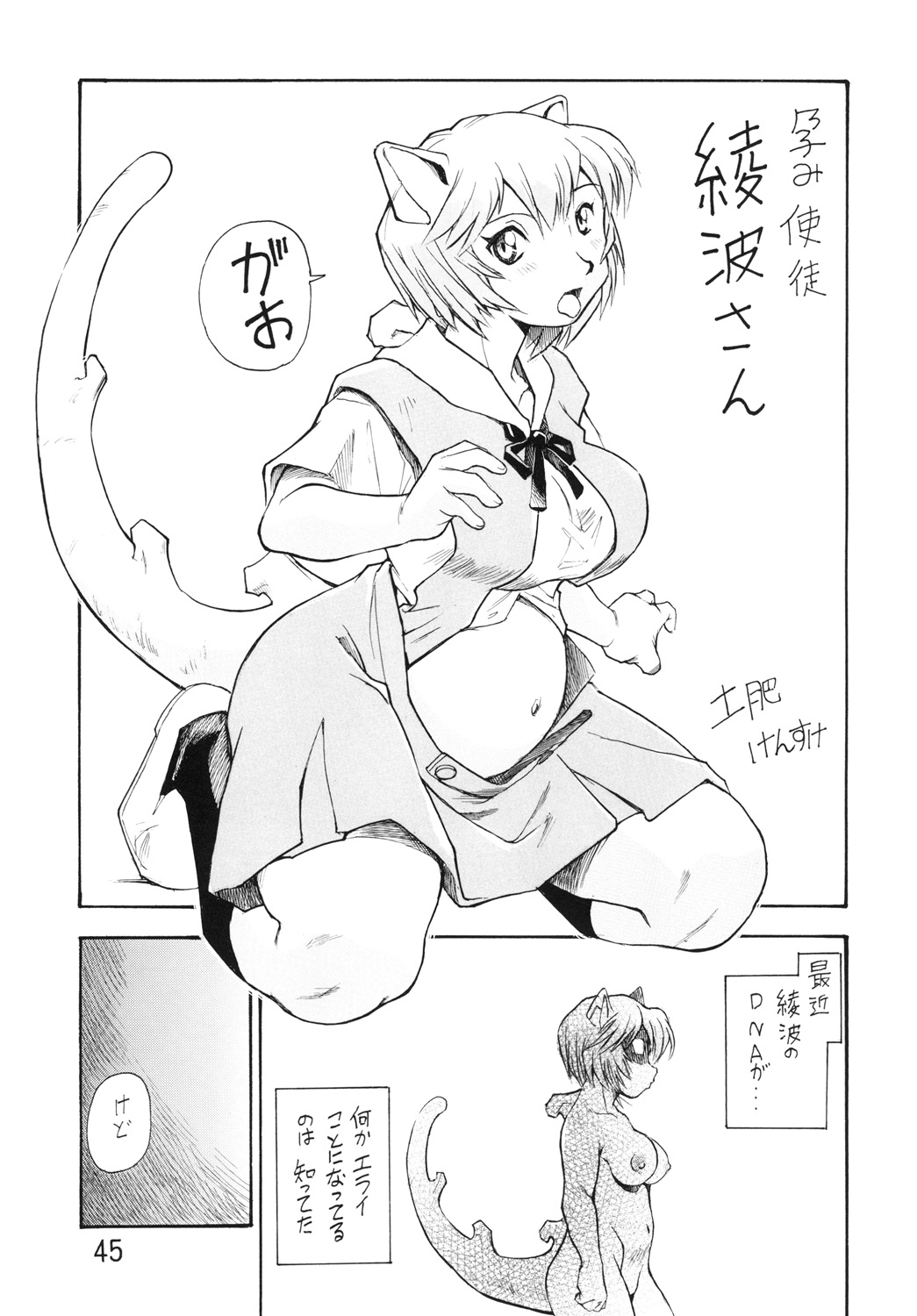 (COMIC1☆7) [Studio Parfe (Dohi Kensuke)] Harami Shito Ayanami-san Soushuuhen (Neon Genesis Evangelion) page 44 full