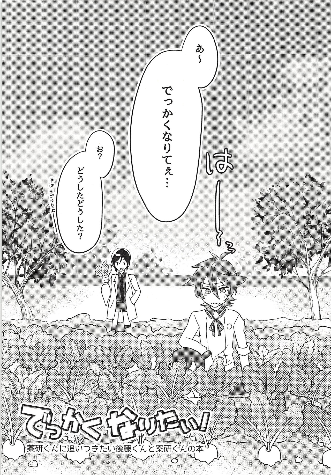 (C90) [Ao Niwashi (Hyakkin)] Dekkaku Naritai! (Touken Ranbu) page 3 full