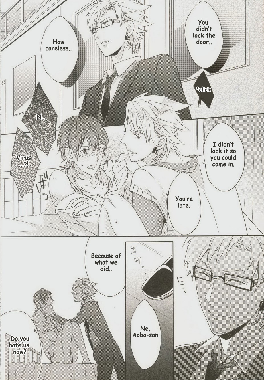 (C82) [Honeorizon (Sebone)] Seishun Moratorium (DRAMAtical Murder) [English] page 19 full