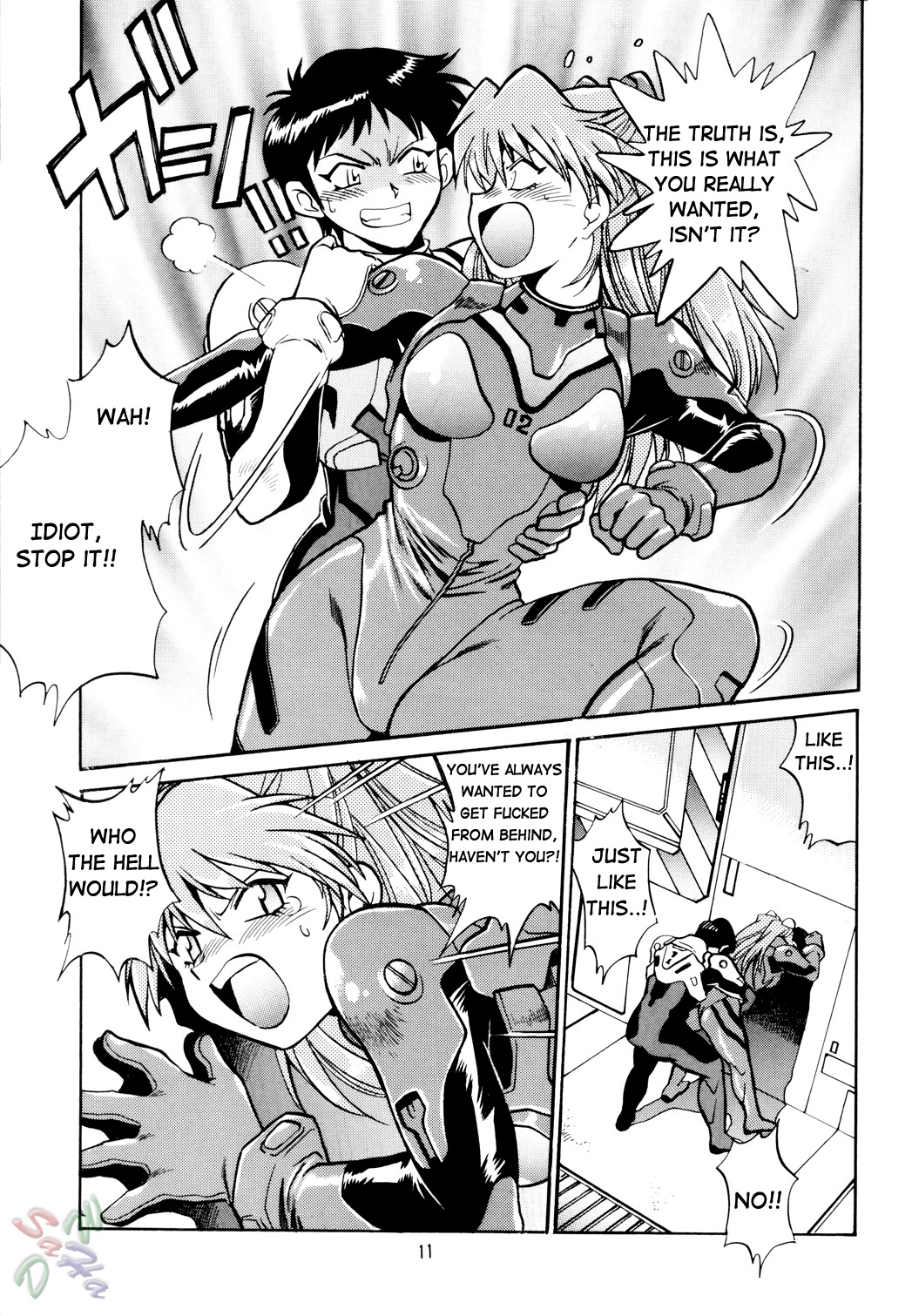 (CR34) [Studio Katsudon (Manabe Jouji)] Plug Suit Fetish (Neon Genesis Evangelion) [English] {D-W} page 11 full